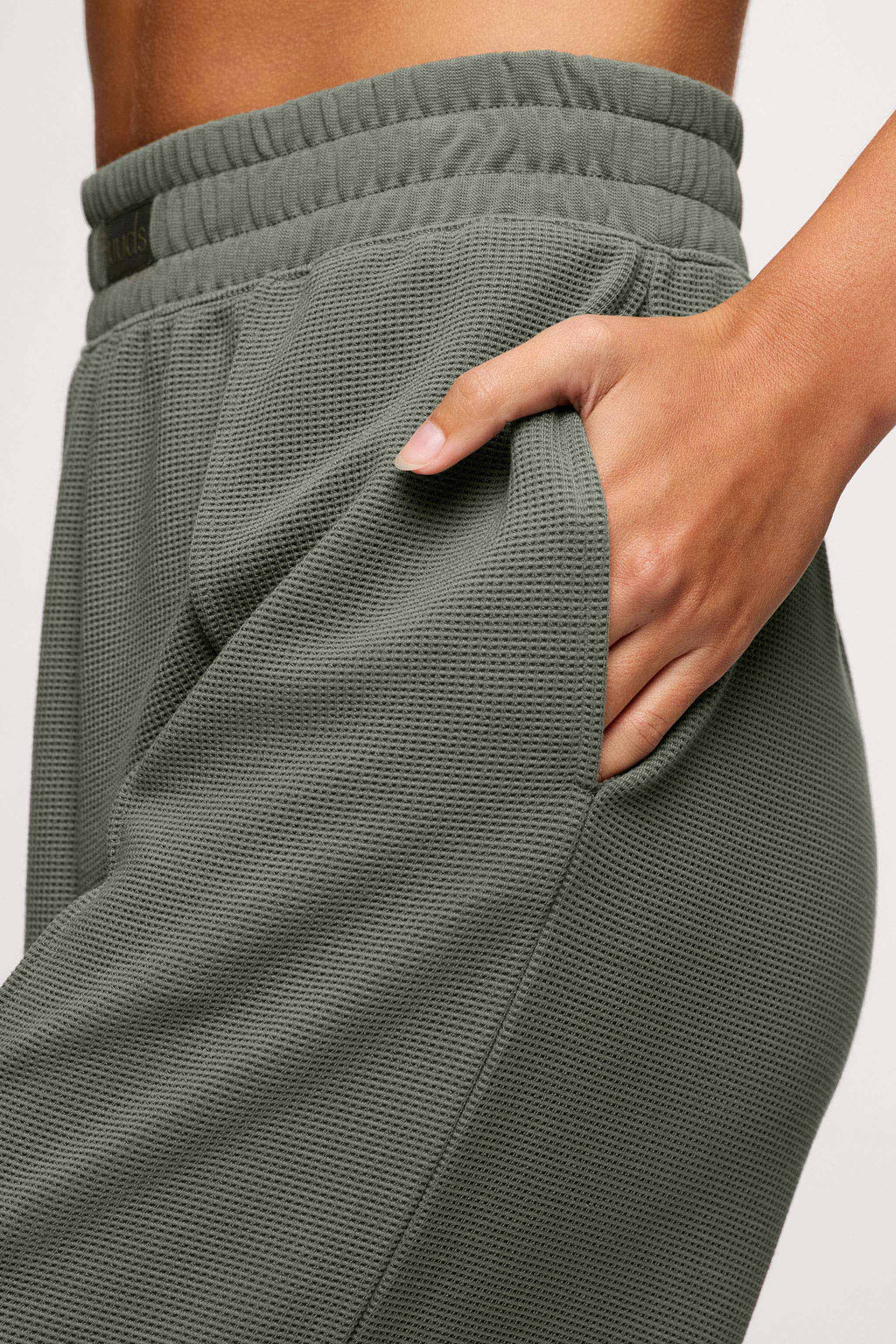 Performance Waffle Wide Leg Pant
