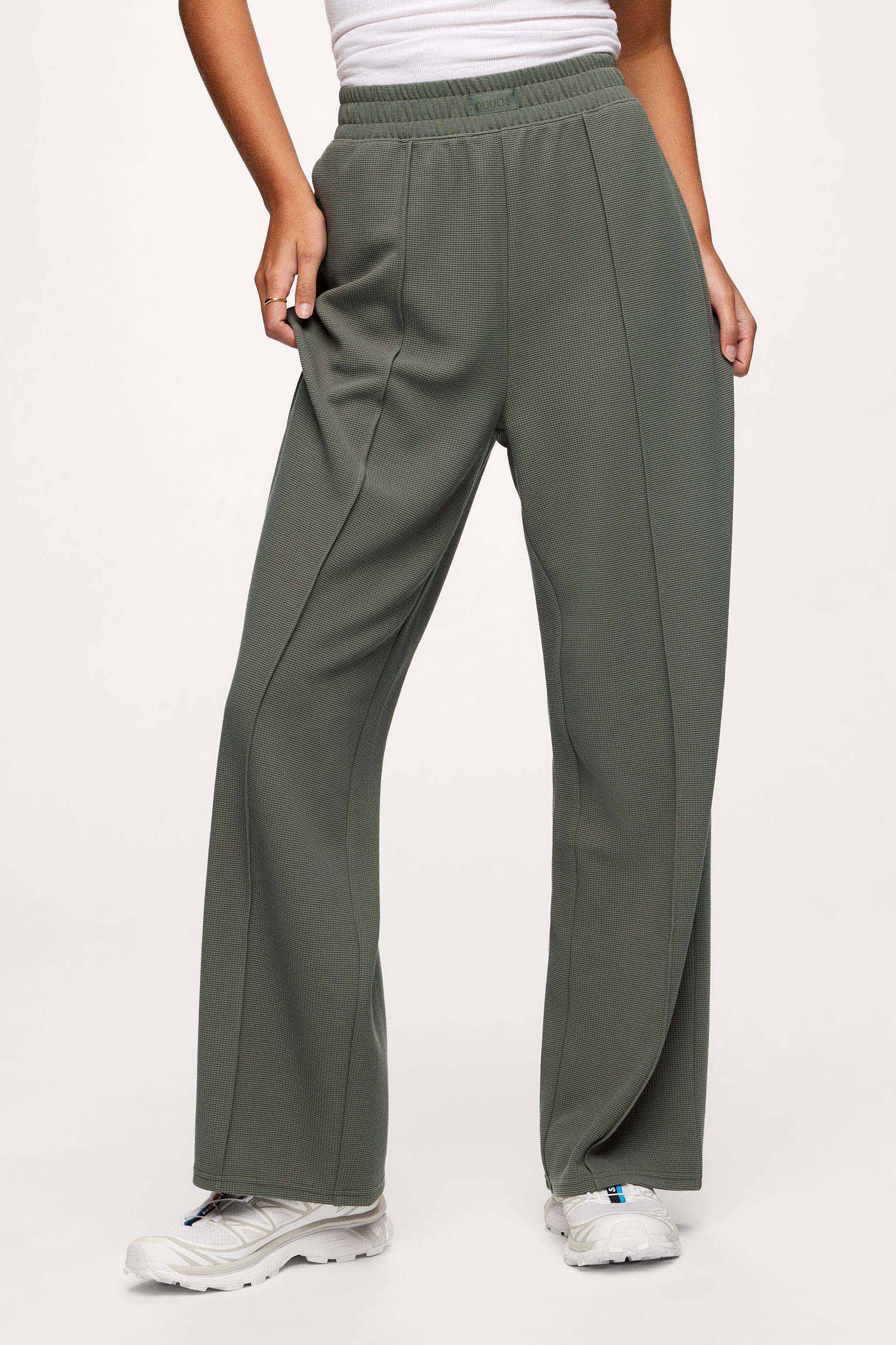 Performance Waffle Wide Leg Pant