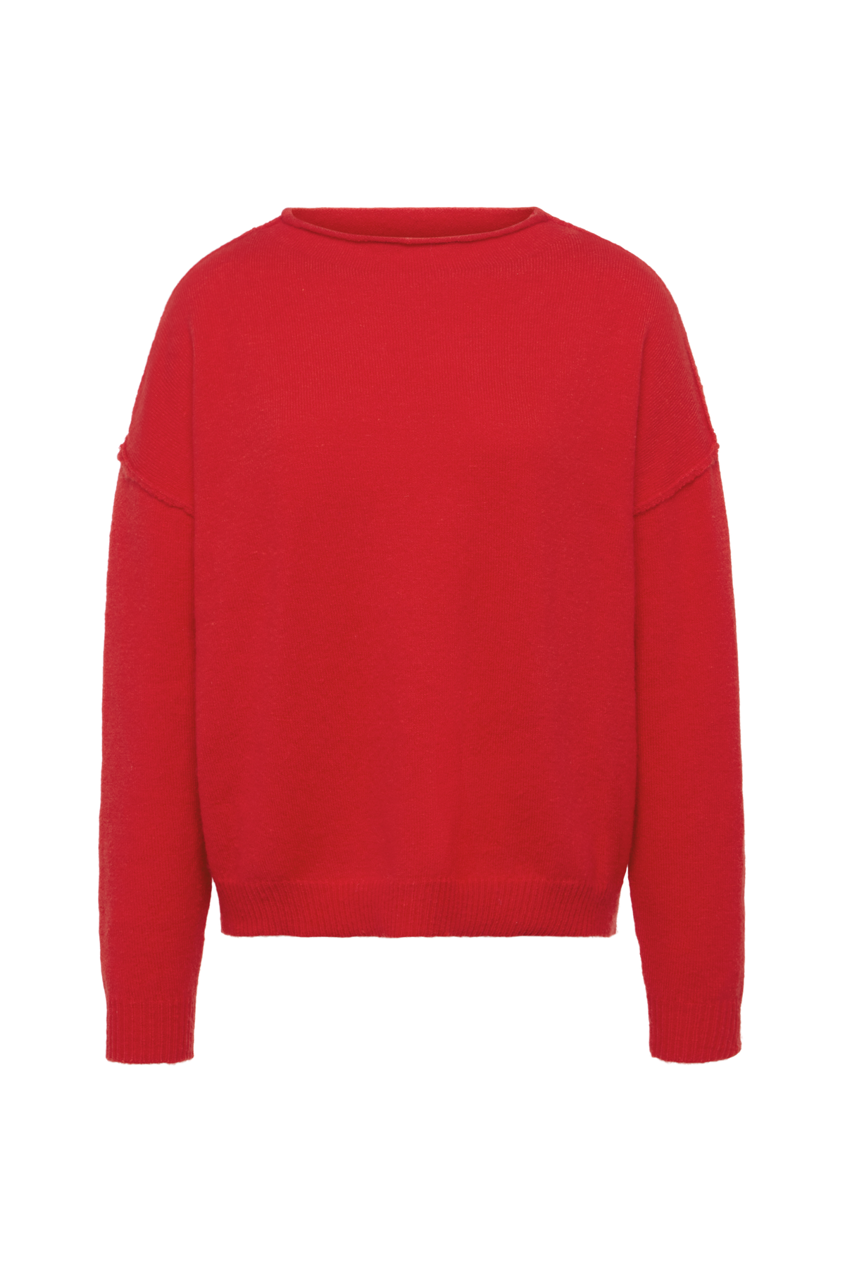 Color:Chili | nuuds cozy knit mockneck sweater – womens sweater cozy sweater soft knitwear