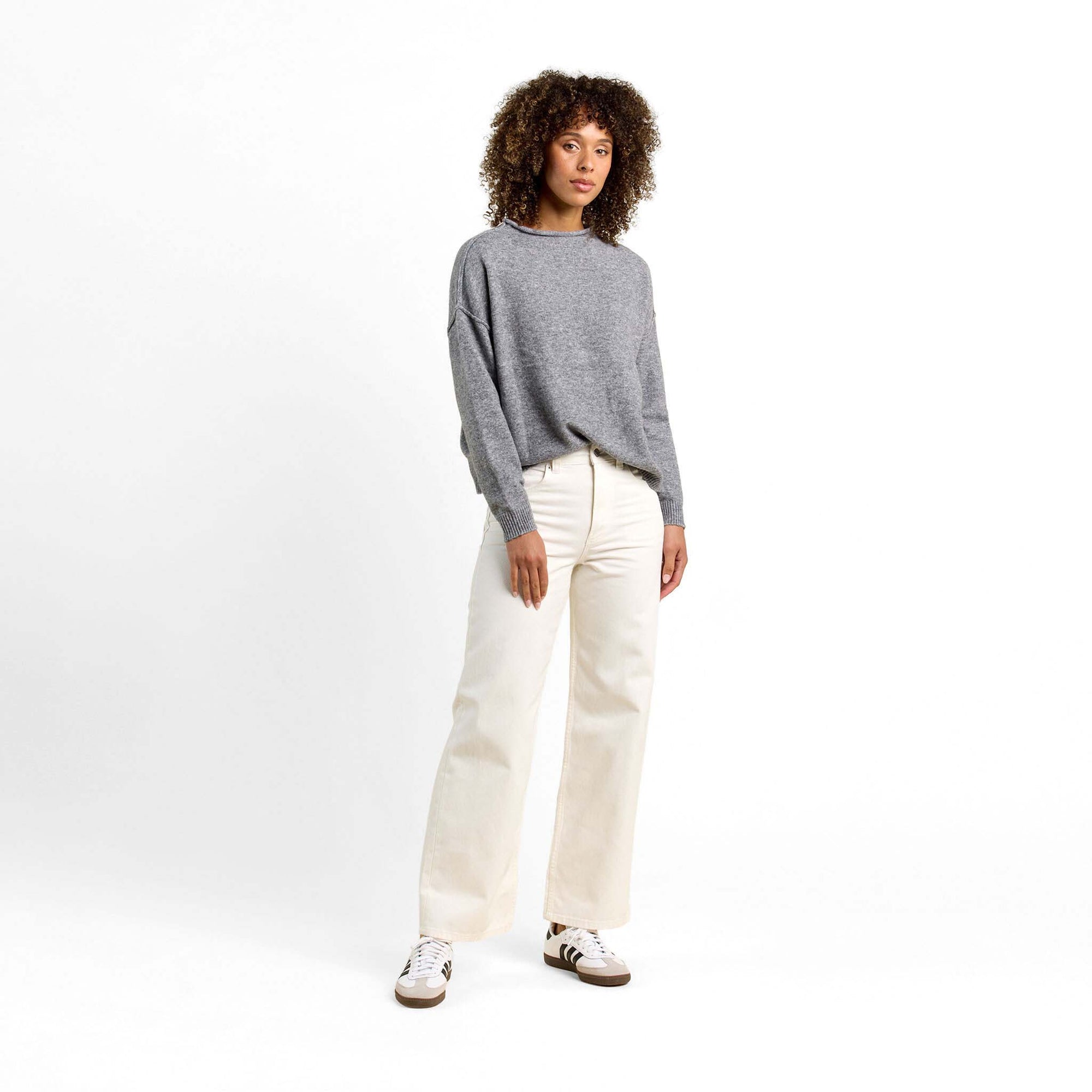 Cozy Knit Mock Neck Sweater