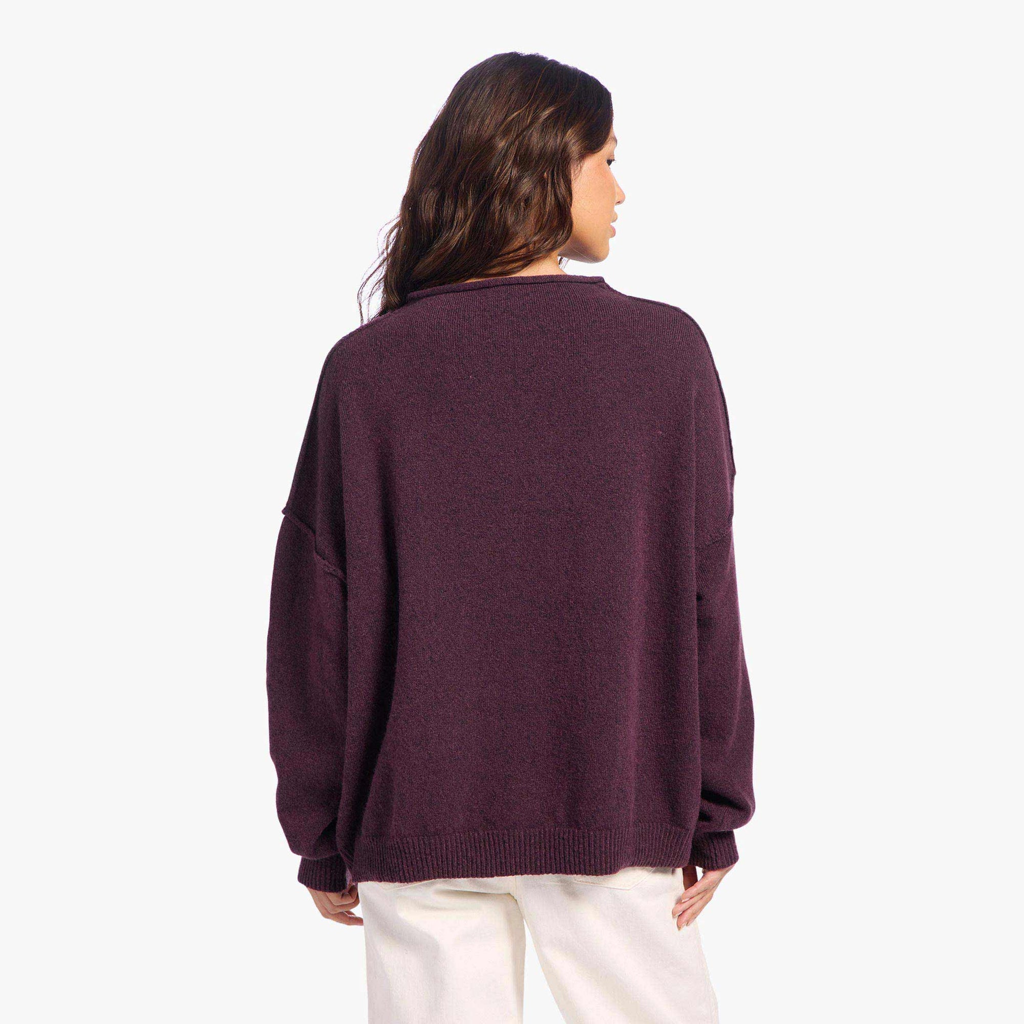 Cozy Knit Mock Neck Sweater