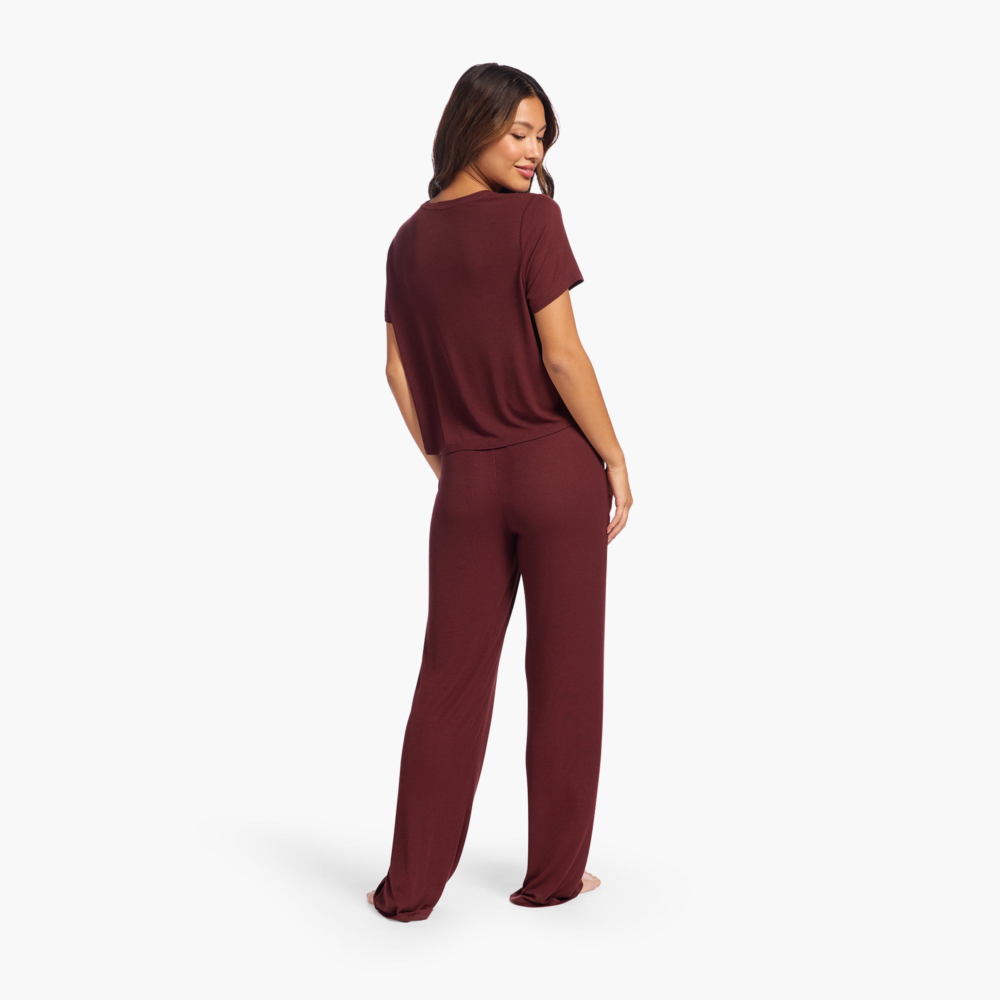 Ribbed Pajama Set