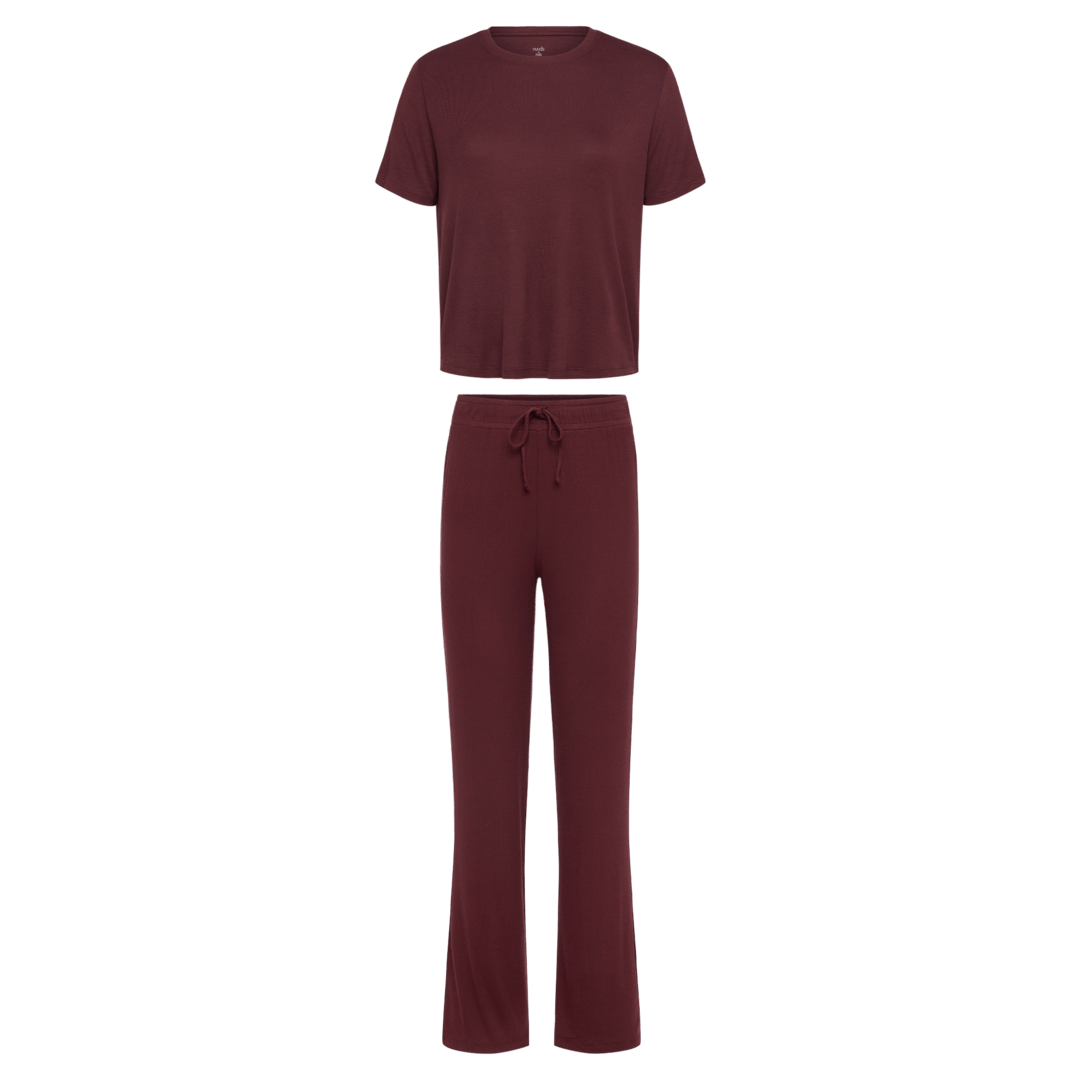 Ribbed Pajama Set