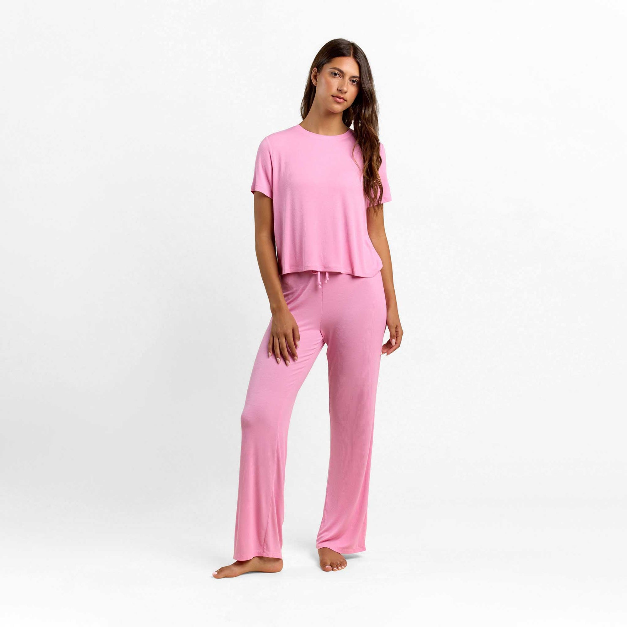 Ribbed Pajama Set