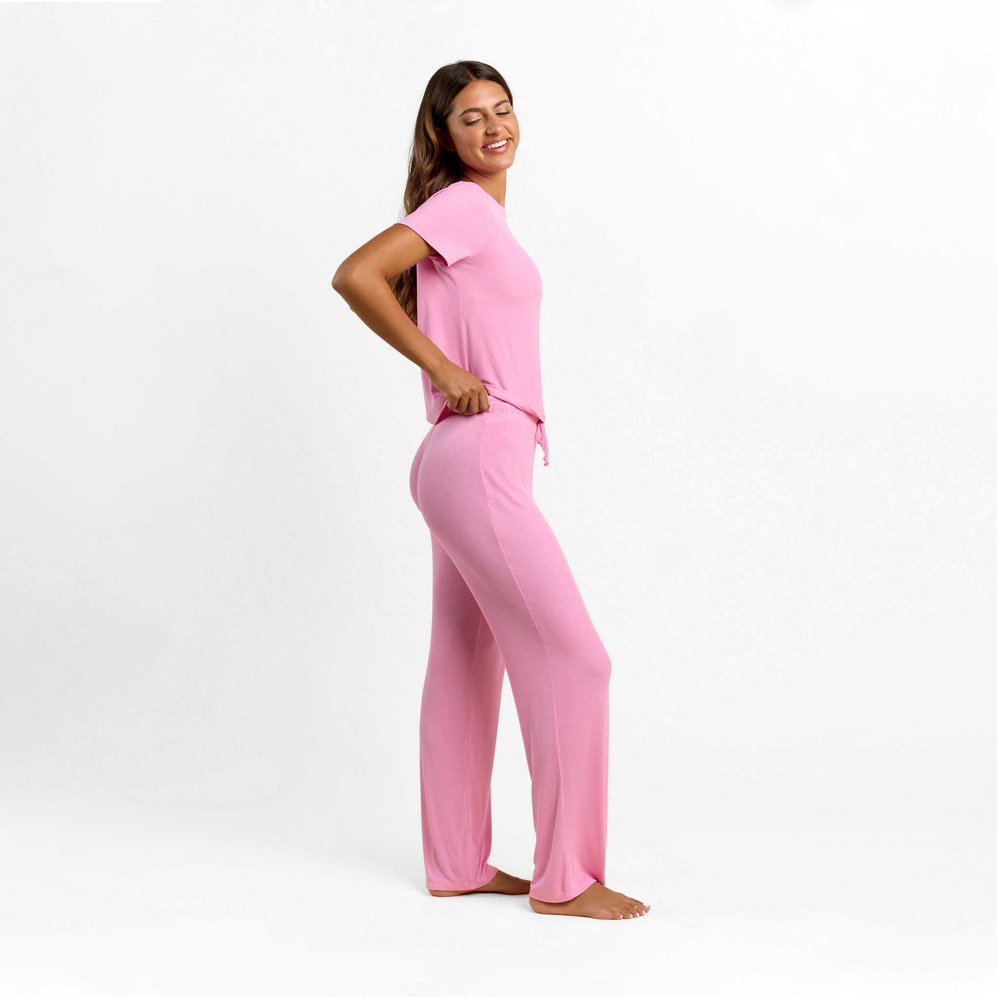 Ribbed Pajama Set