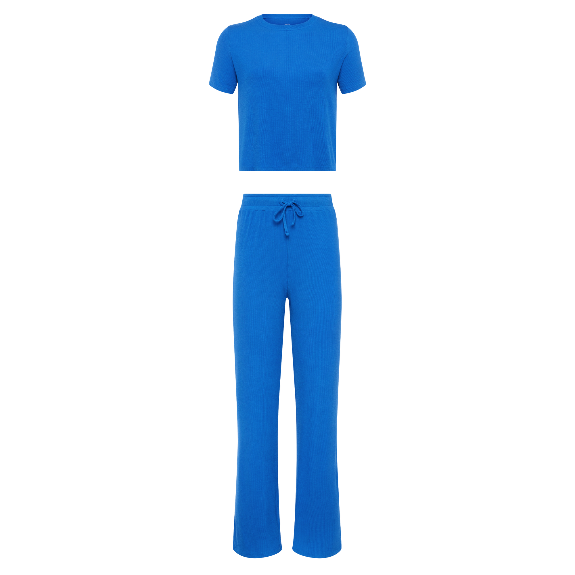 Ribbed Pajama Set