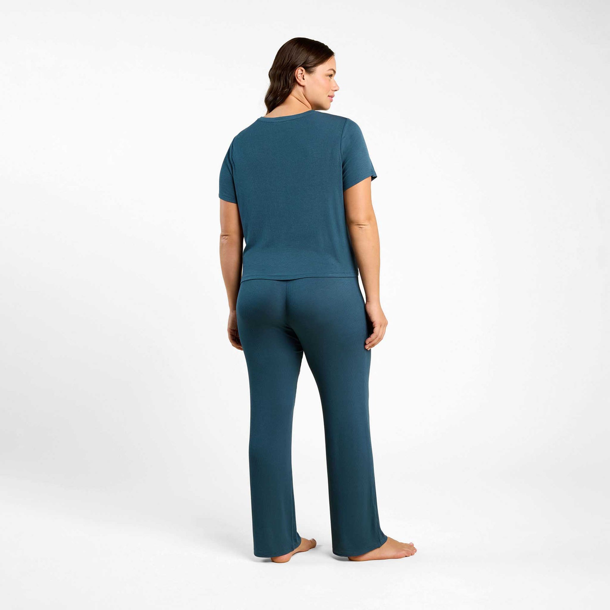 Ribbed Pajama Set