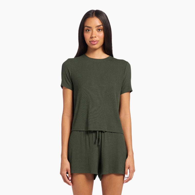 Ribbed Pajama Short Set image 
