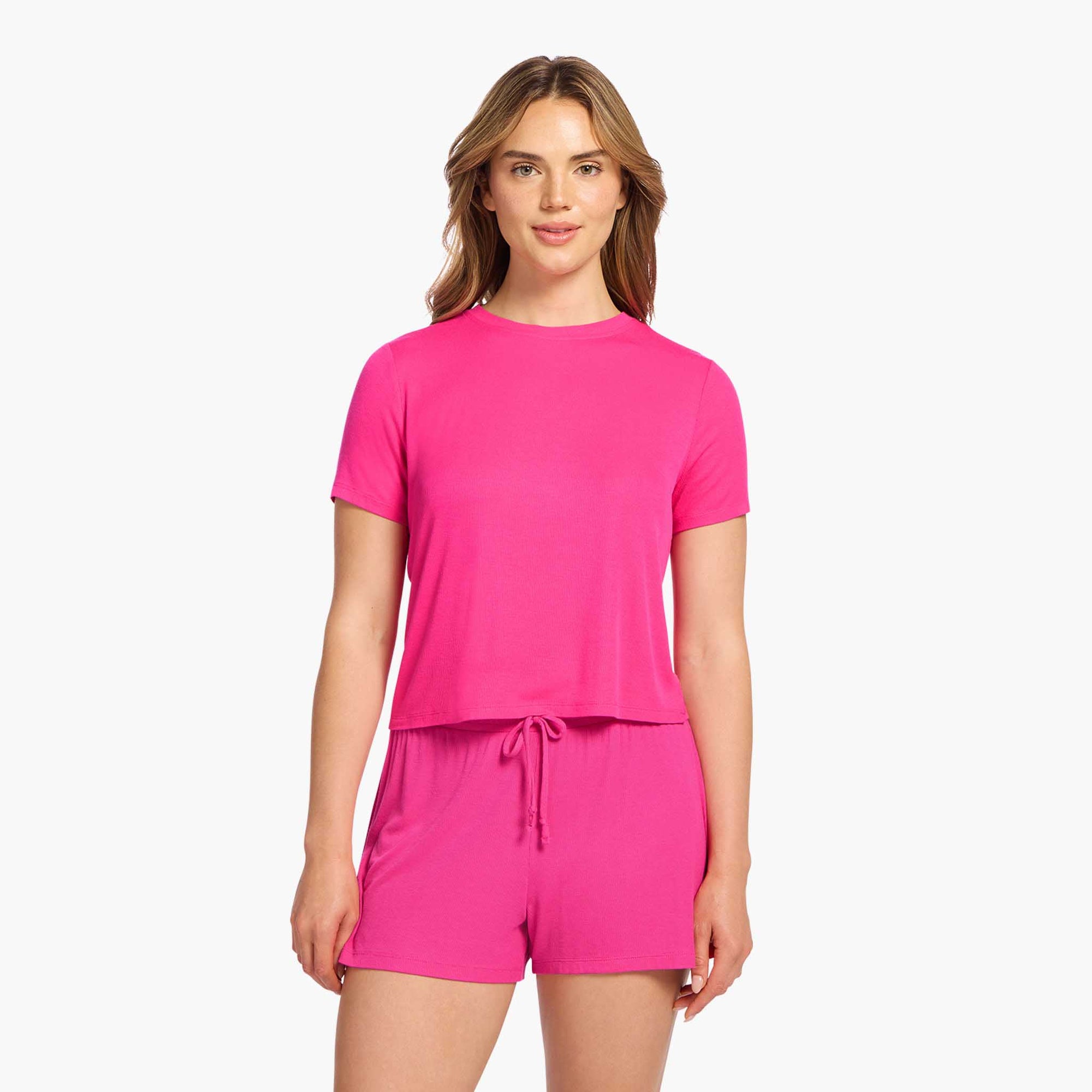 Ribbed Pajama Short Set