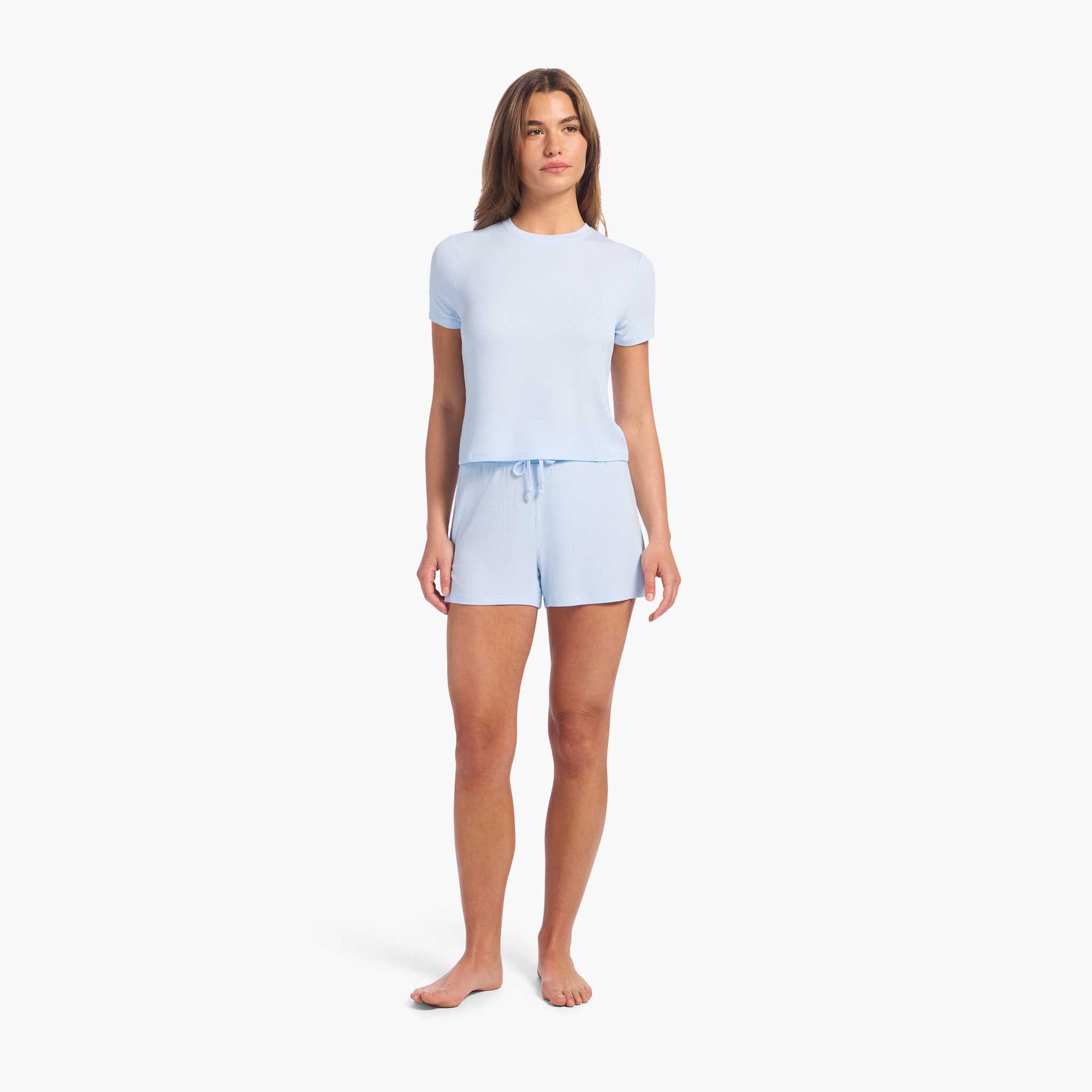 Ribbed Pajama Short Set