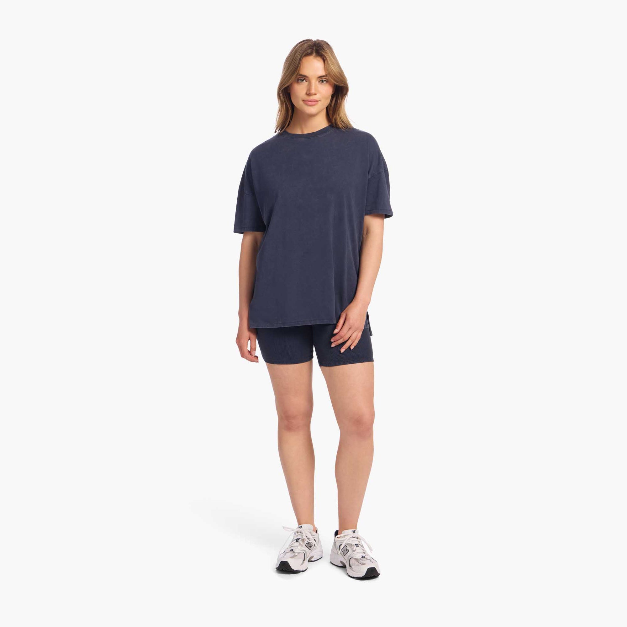 Ribbed Biker Short Set