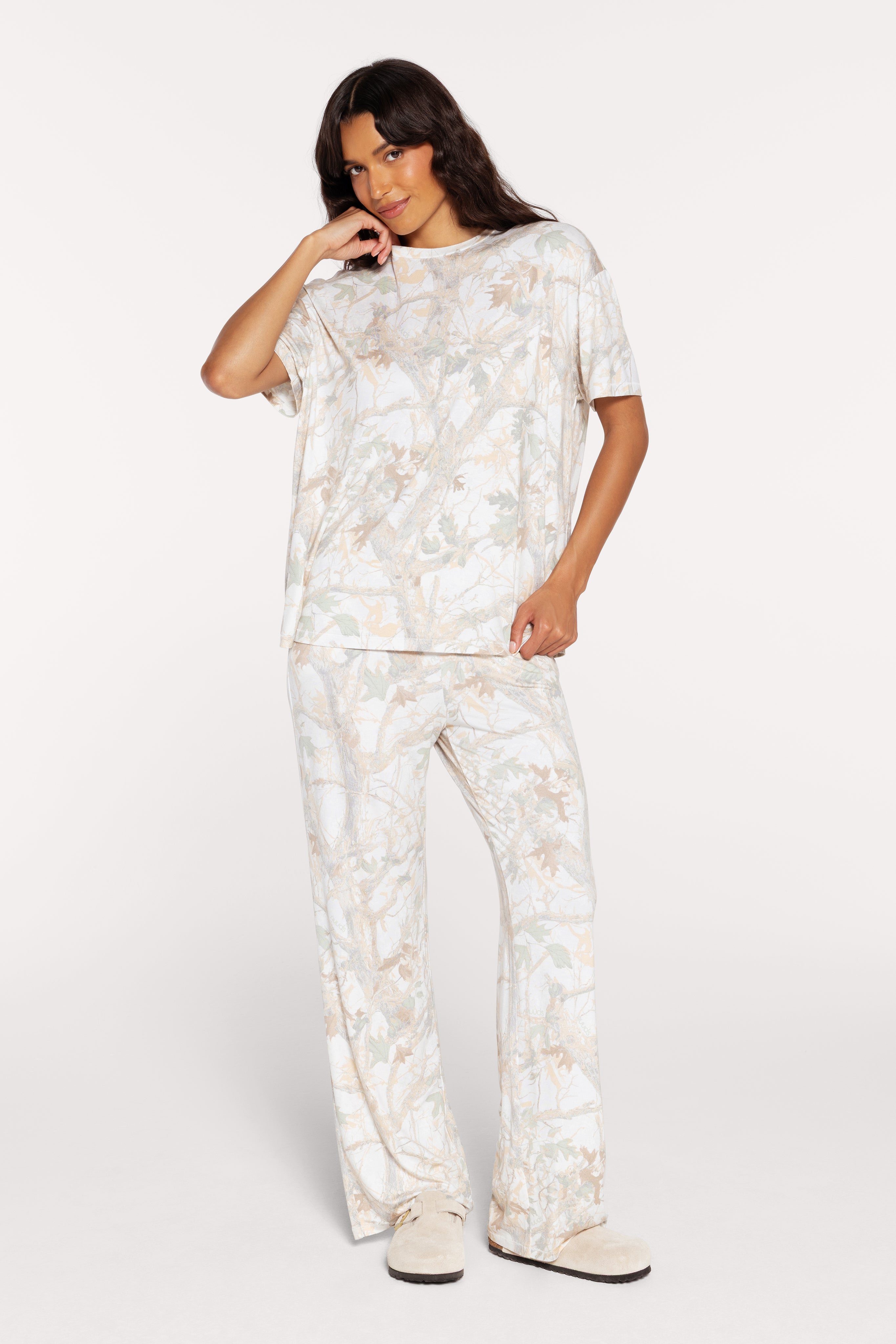 Color:nuuds Camo | Boyfriend Pajama Set