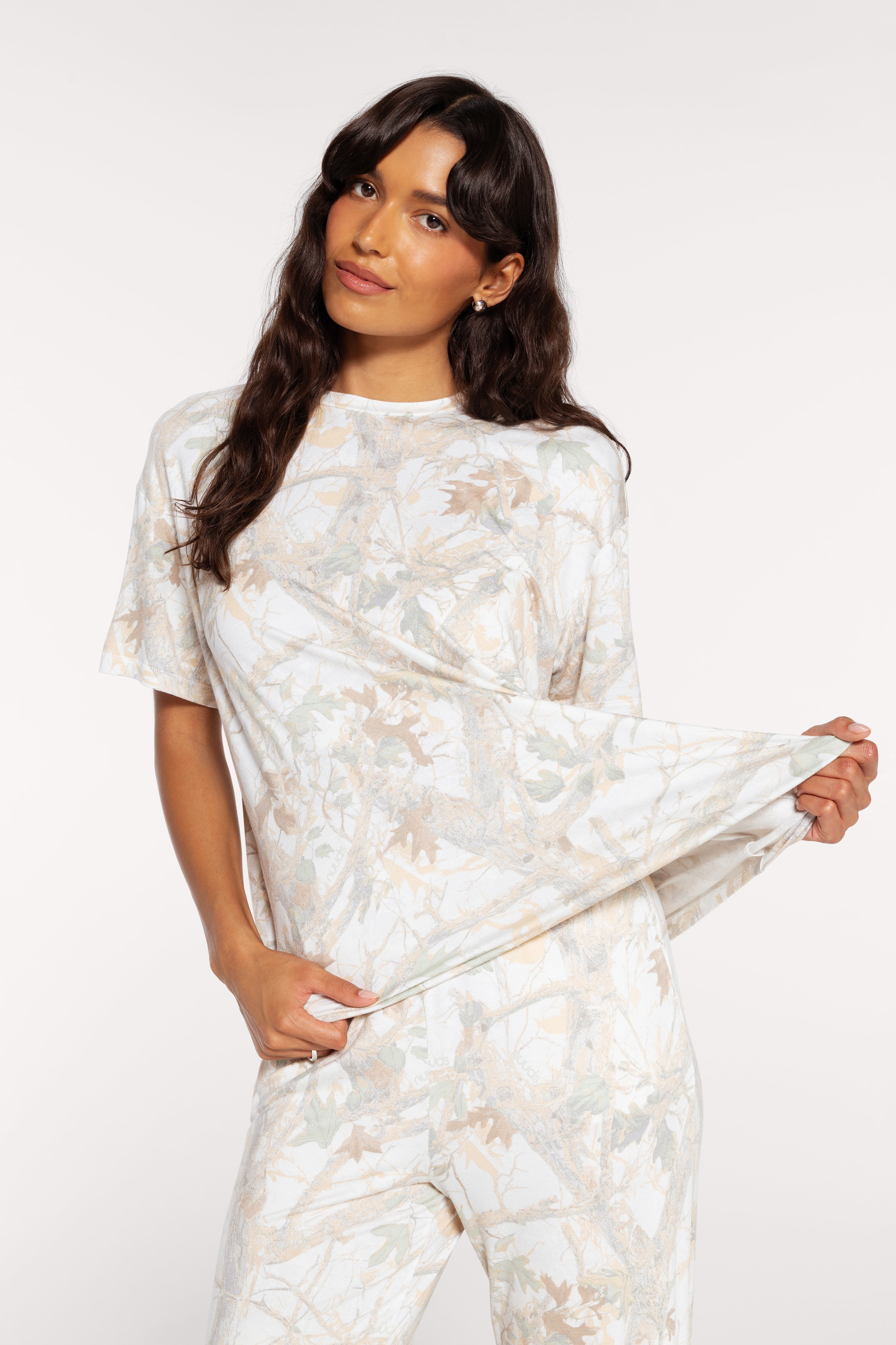 Color:nuuds Camo | Boyfriend Pajama Set