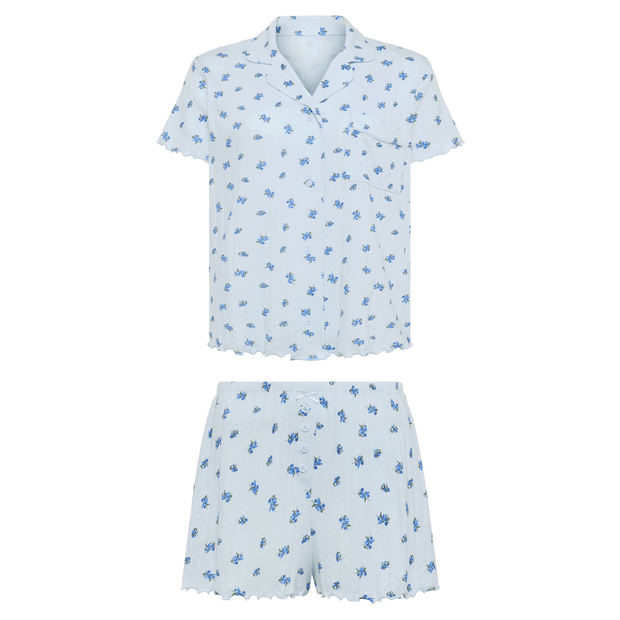 Pointelle Pajama Short Set