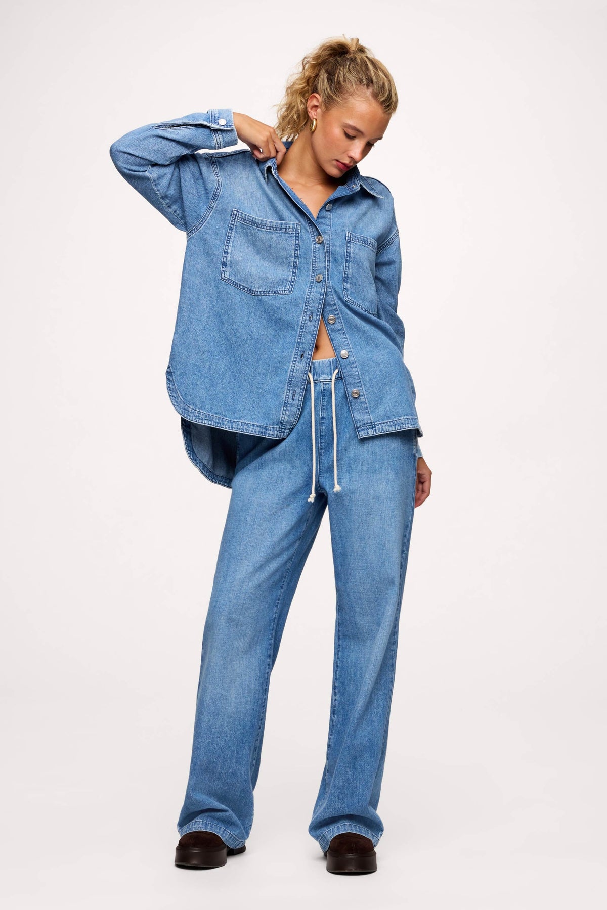 Color:Denim | The Denim Weekend Set