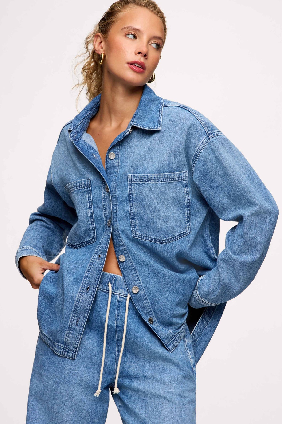 Color:Denim | The Denim Weekend Set
