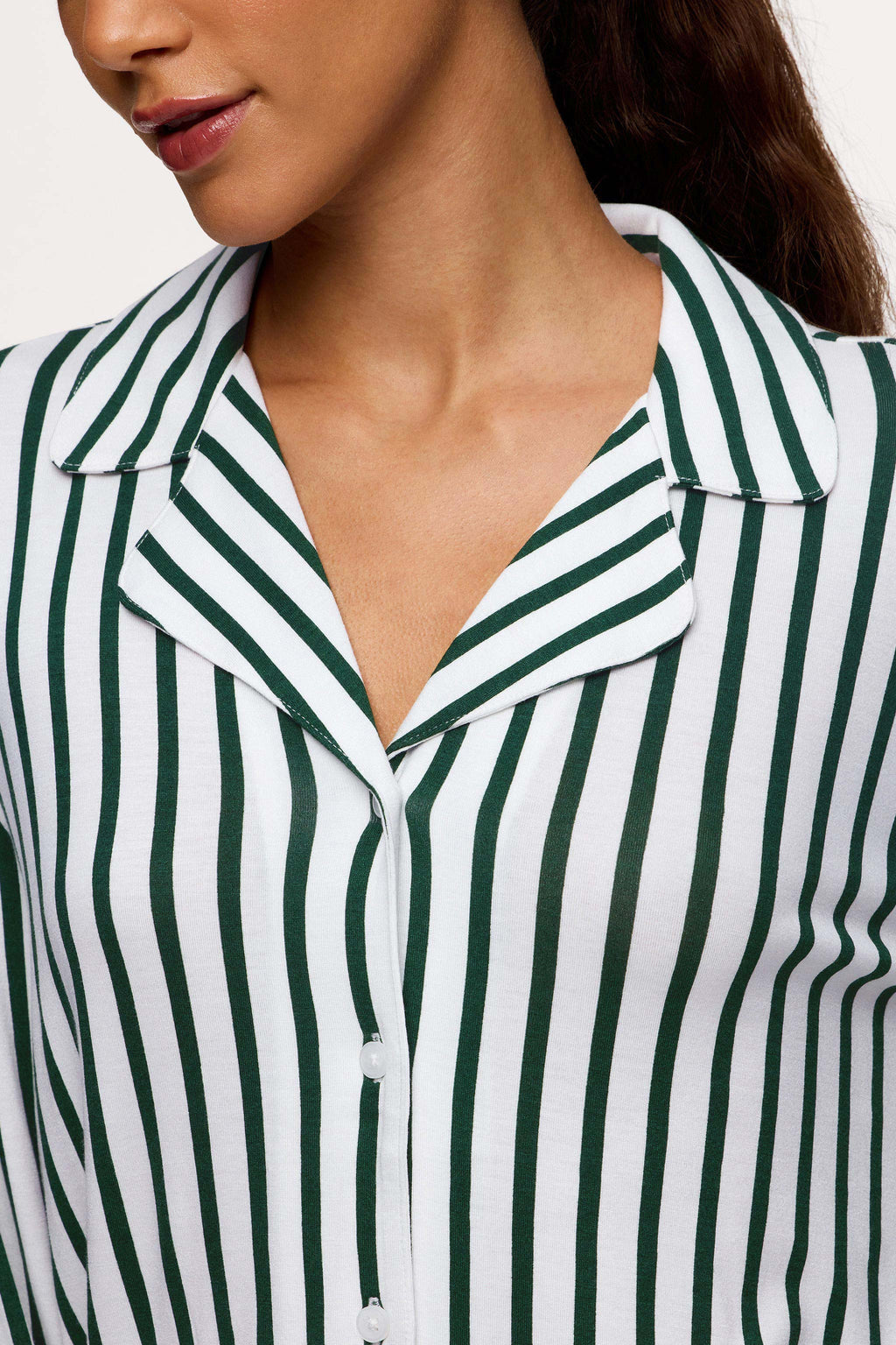 Button Front Pajama Set