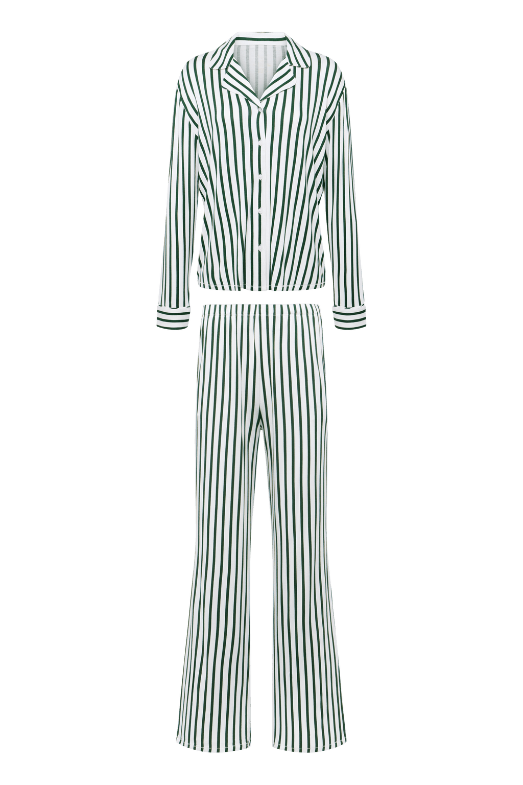 Button Front Pajama Set