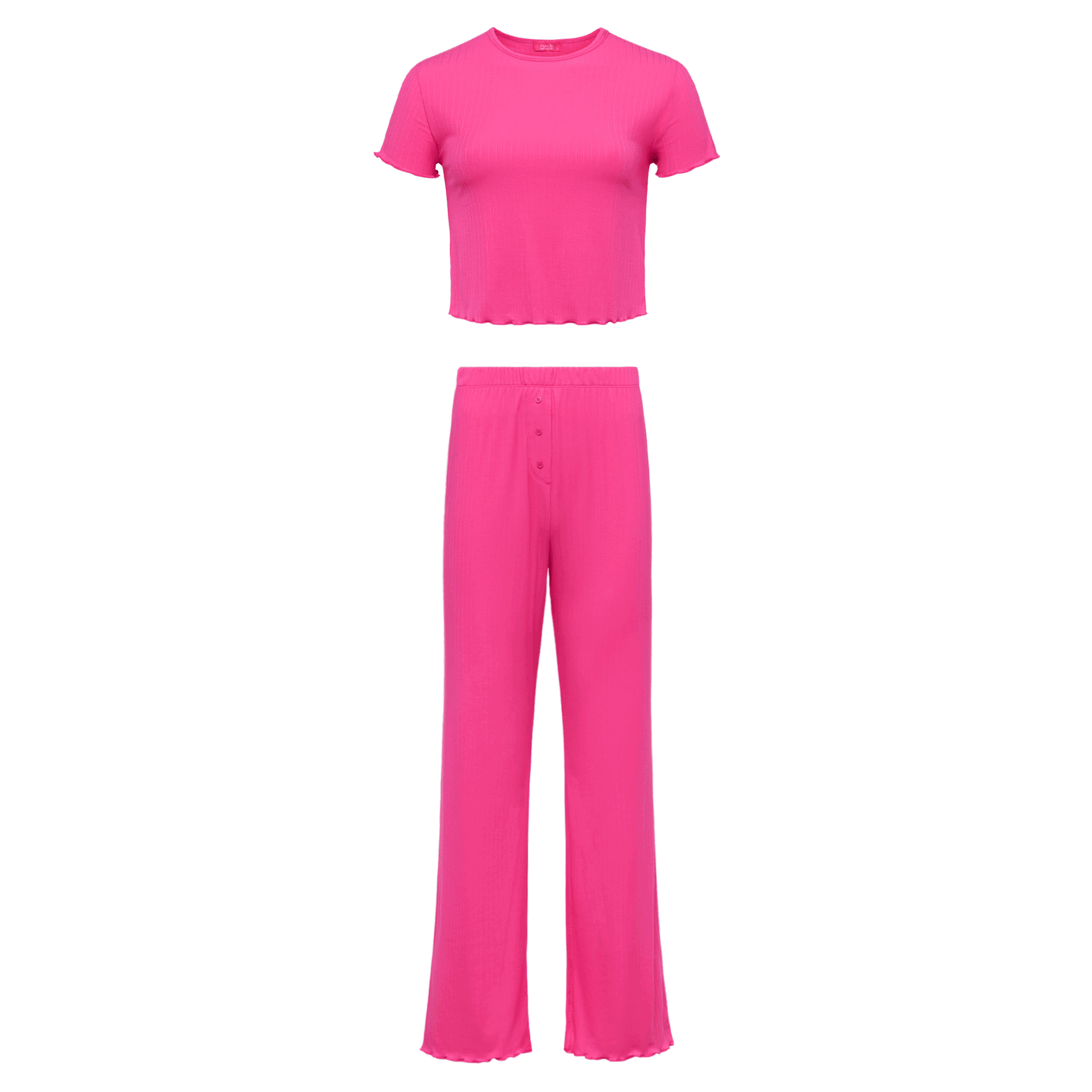 Mini Rib Pajama Set