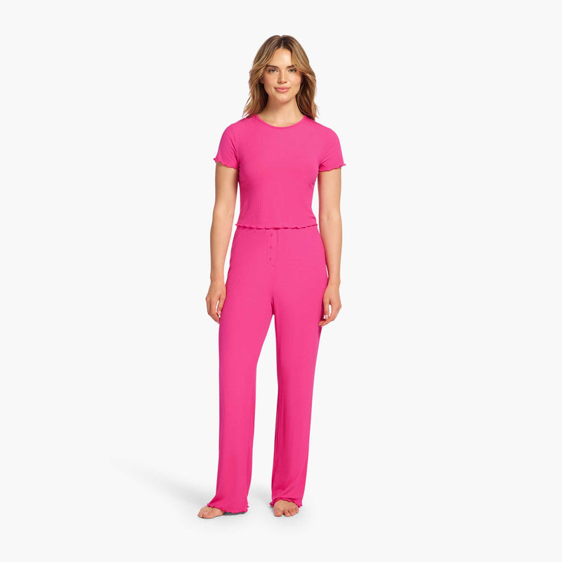Mini Rib Pajama Set image 