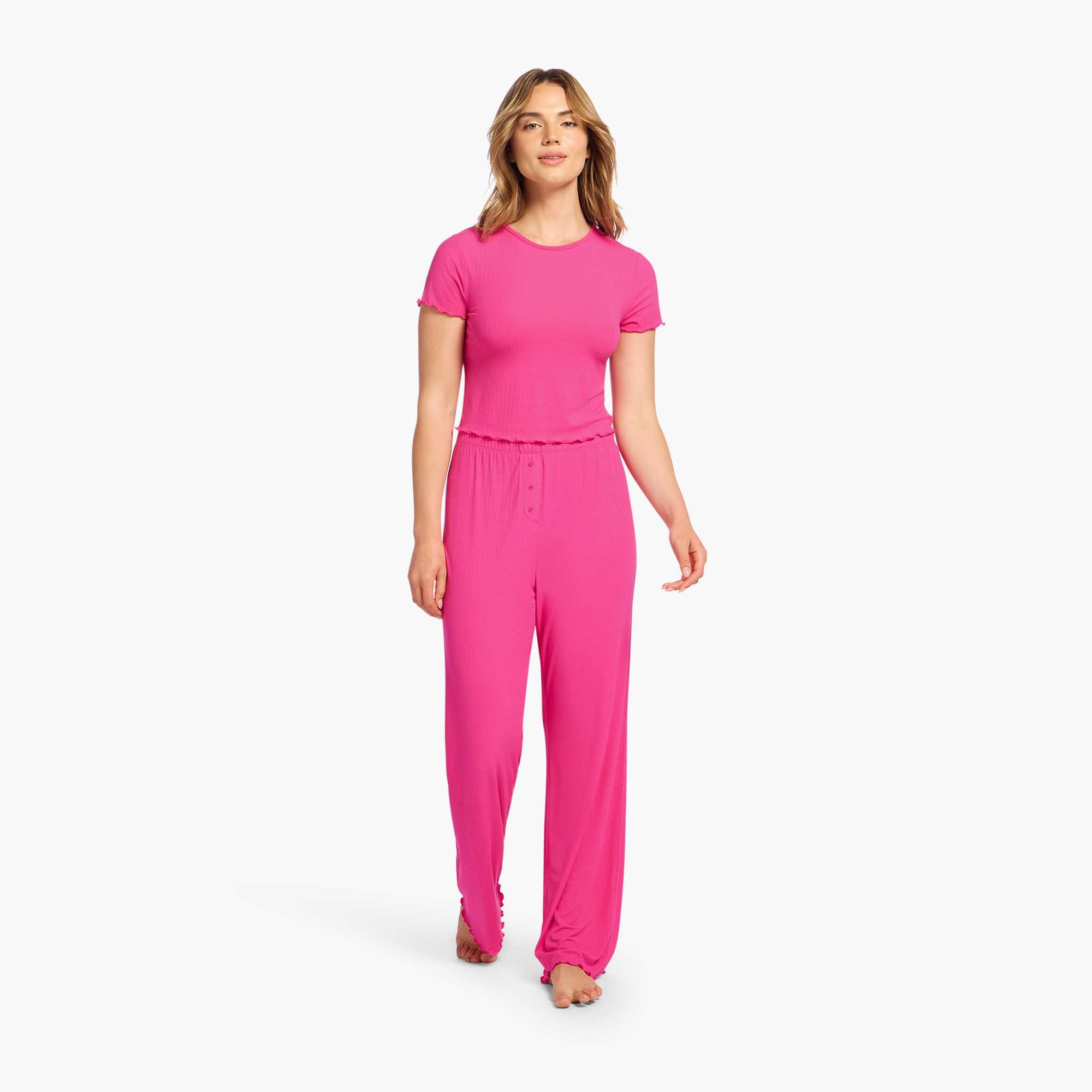 Mini Rib Pajama Set
