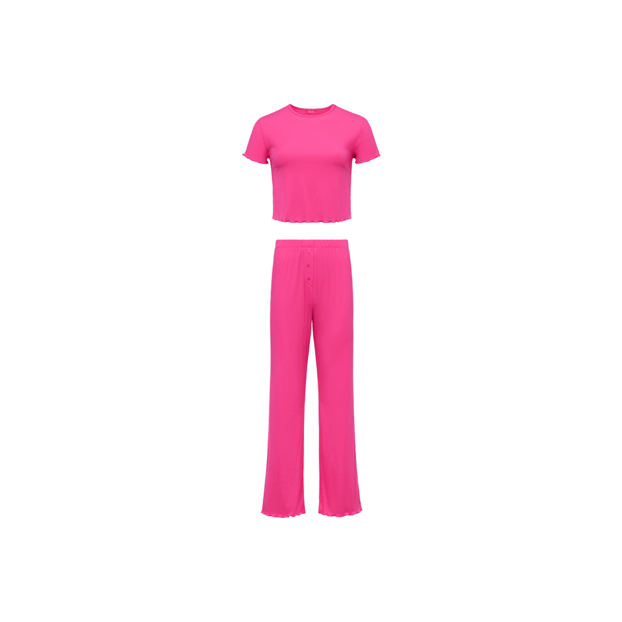 Mini Rib Pajama Set