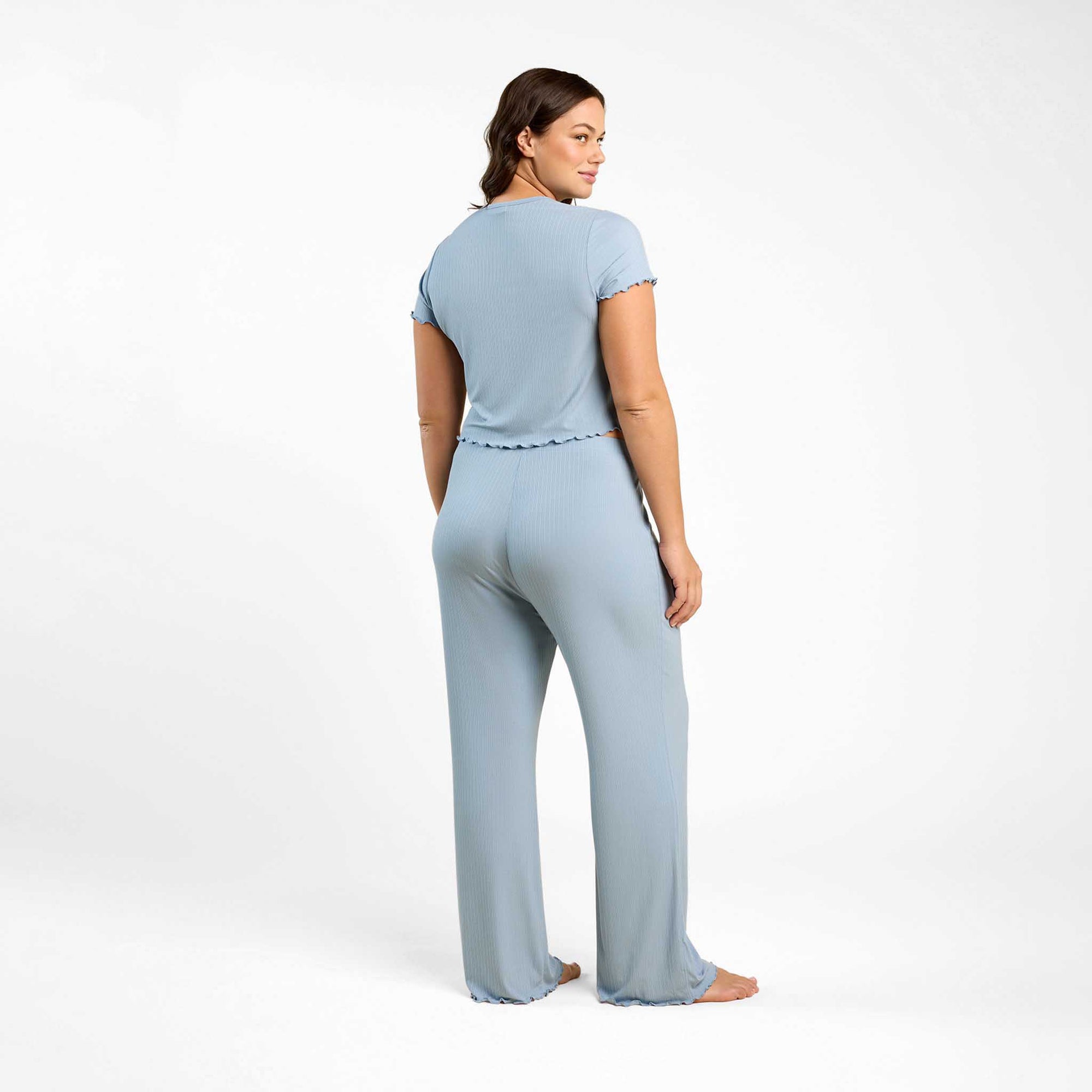 Mini Rib Pajama Set