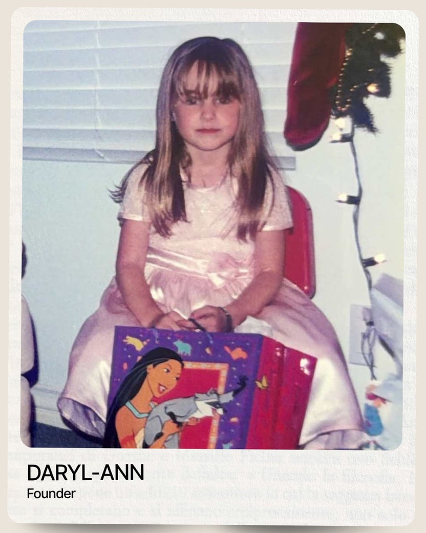 Daryl-Ann, our founder, as a kid