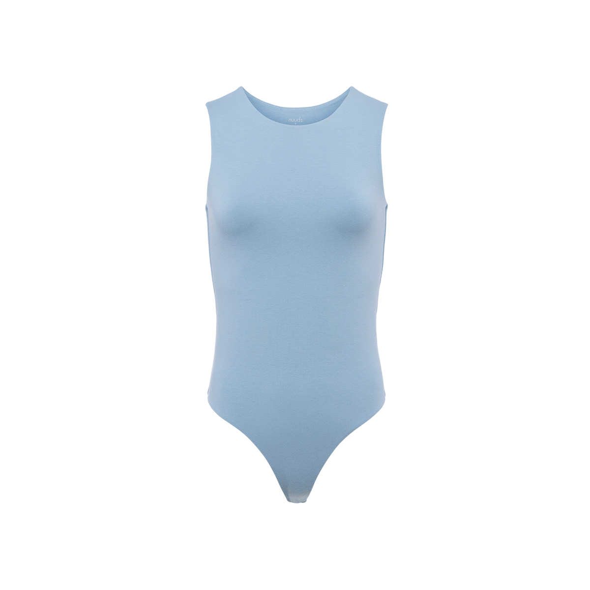 Cotton Stretch Classic Crewneck Tank Bodysuit