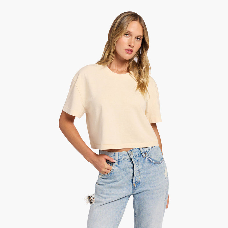 Vintage Cotton Cropped Tee image 