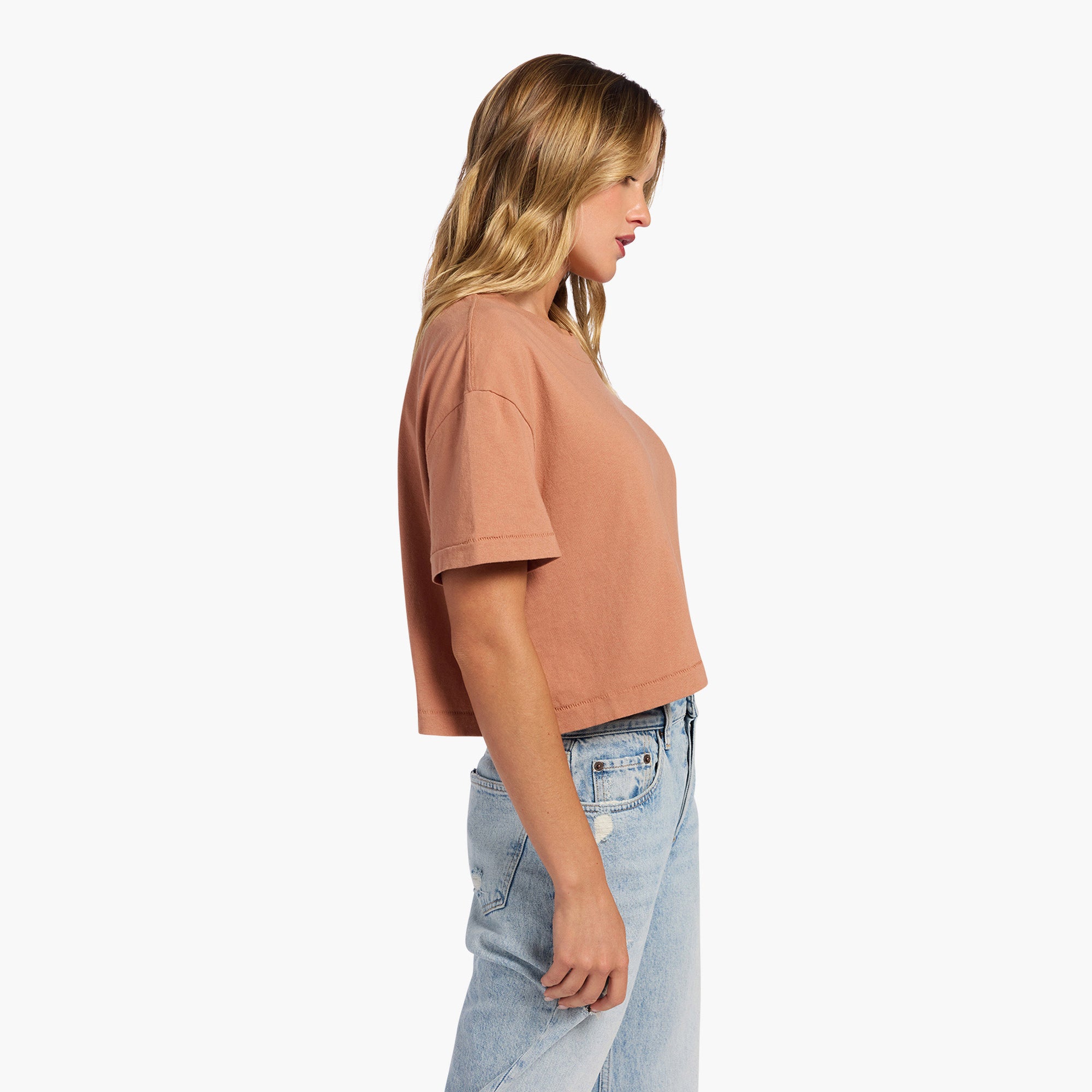 Vintage Cotton Cropped Tee