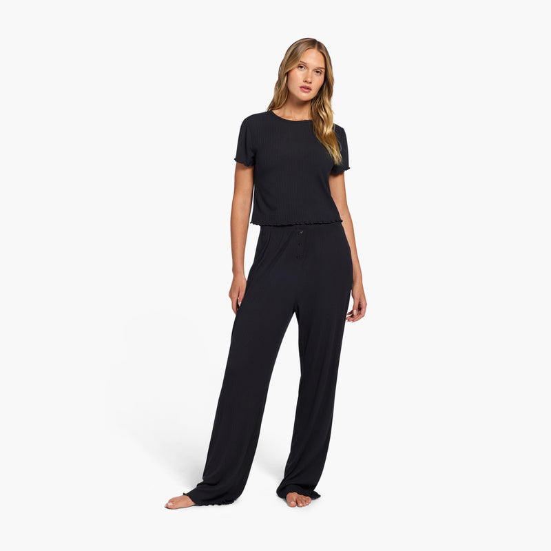 Mini Rib Pajama Set image 