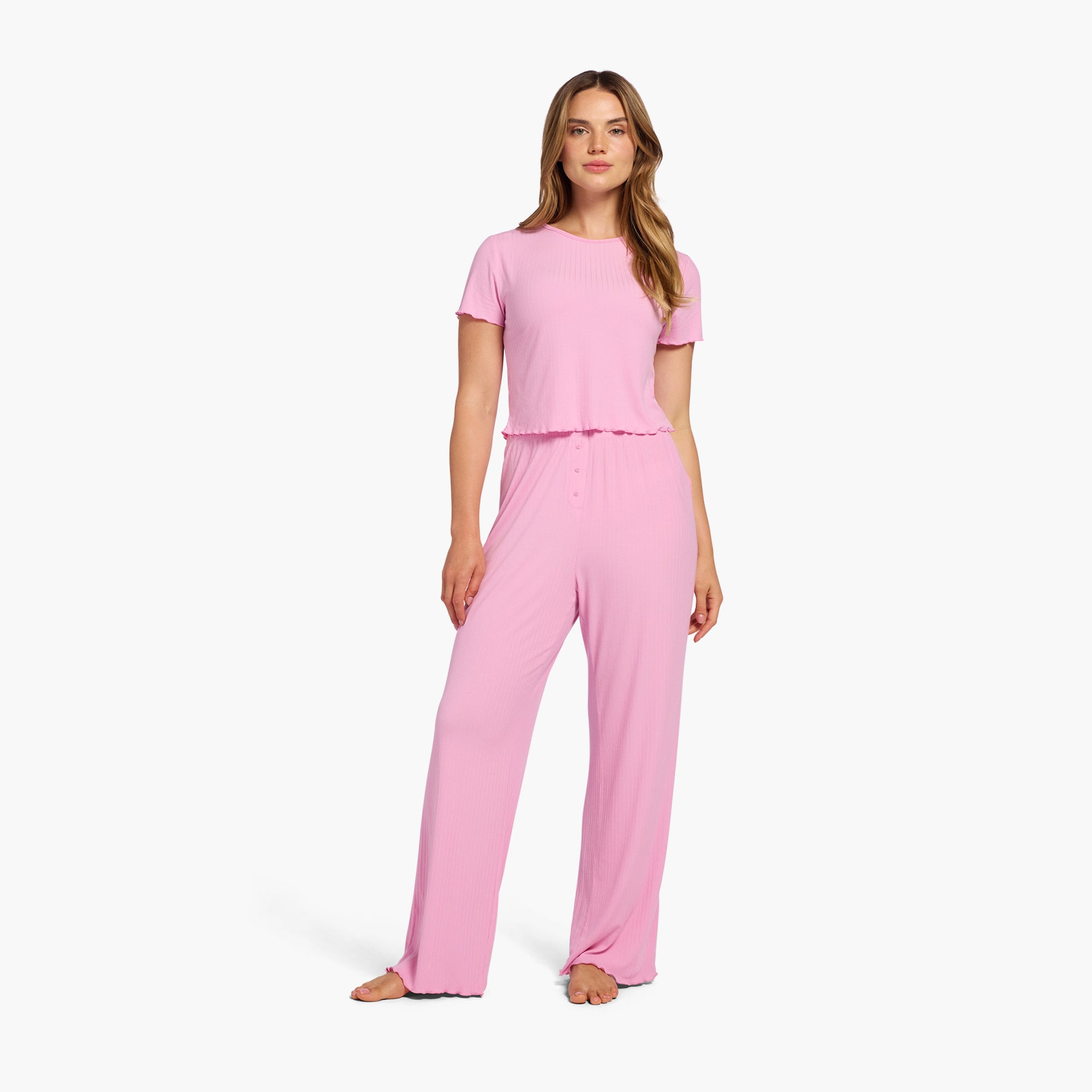 Mini Rib Pajama Set