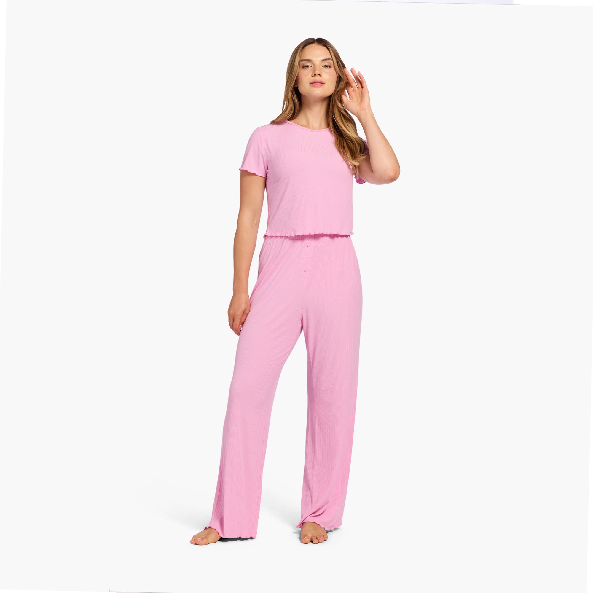 Mini Rib Pajama Set