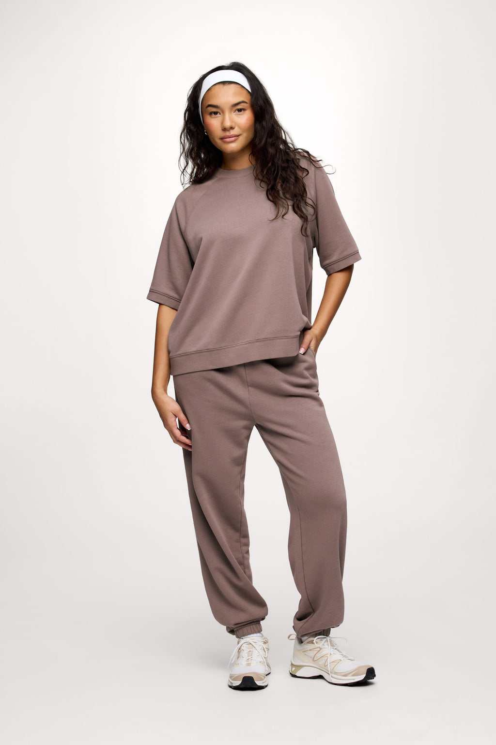 French Terry Short Sleeve Sweatshirt