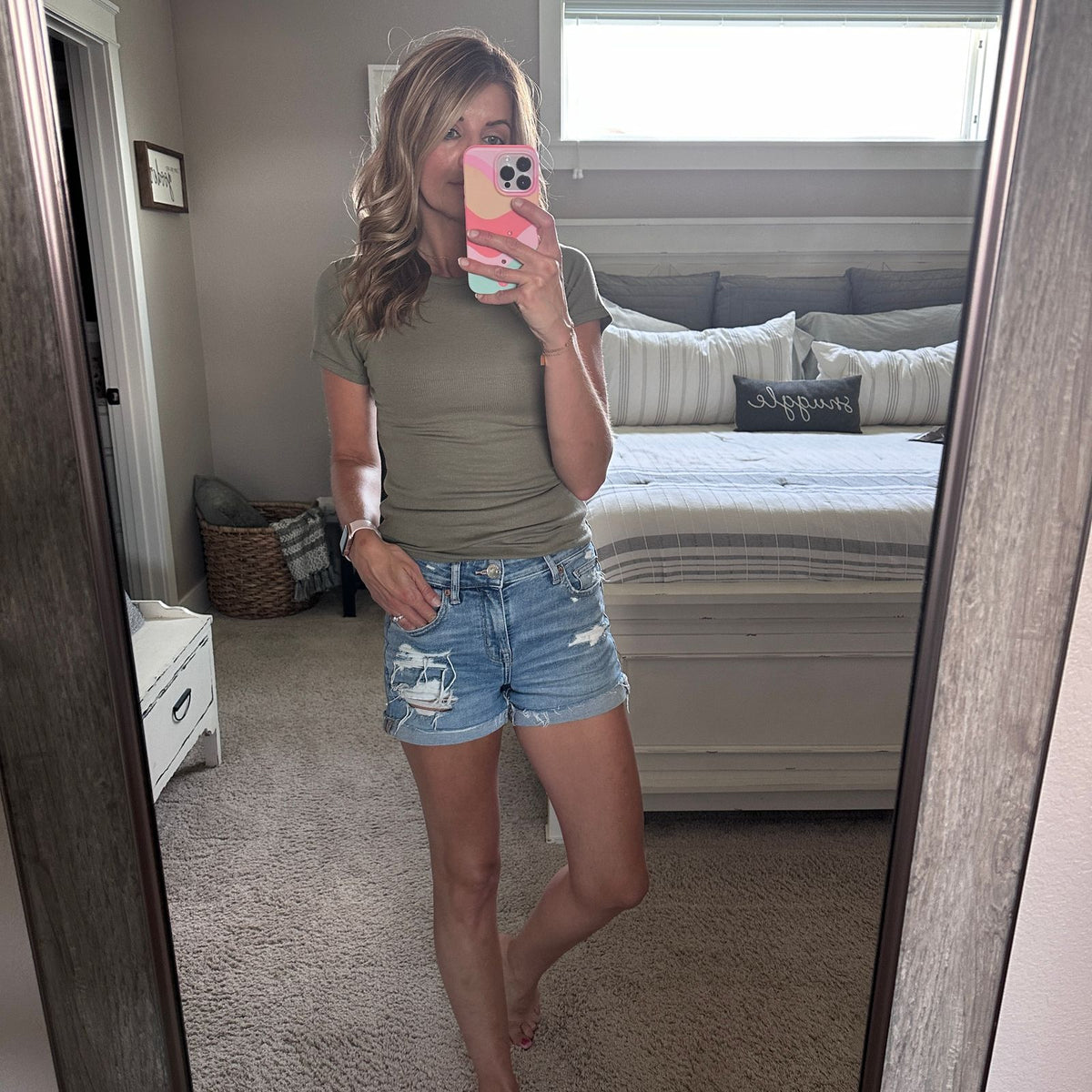 My biggest question is why did I wait so long to grab this tee?  The Slinky Rib Tee is absolutely worth every bit of ...