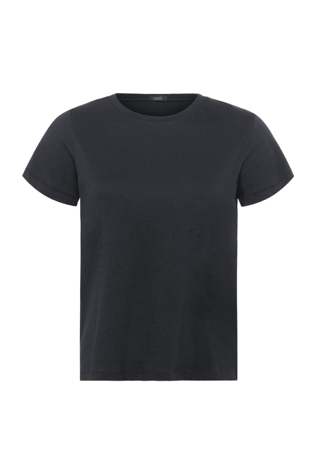 Color:Black | nuuds perfect tee - womens cotton t-shirt basic tees womens tops