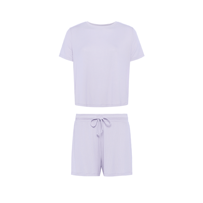 Ribbed Pajama Short Set