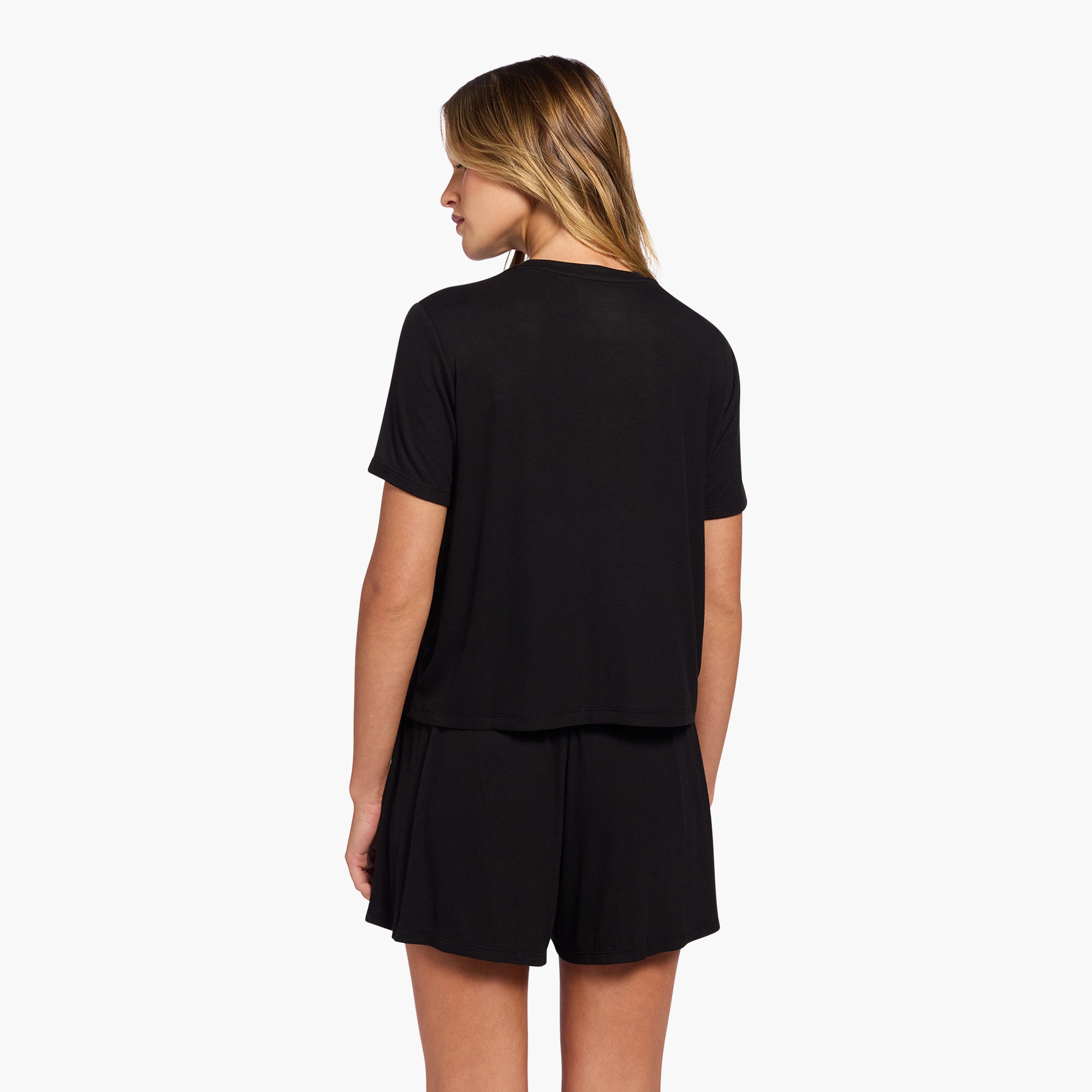 Ribbed Pajama Short Set