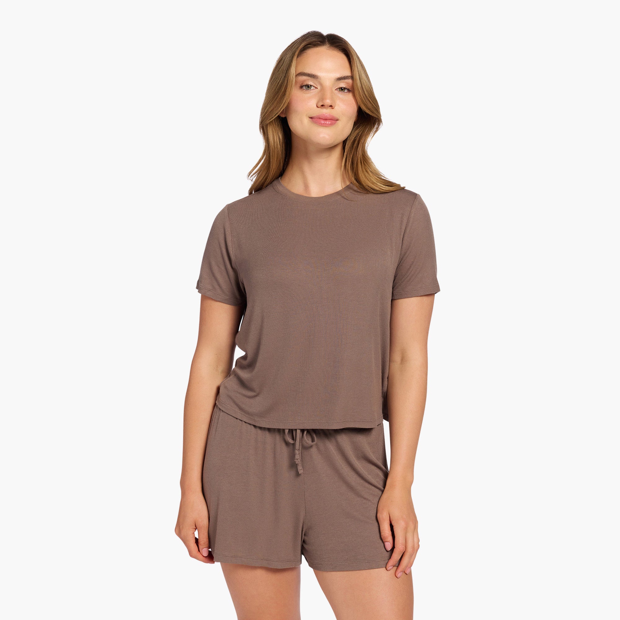 Ribbed Pajama Short Set