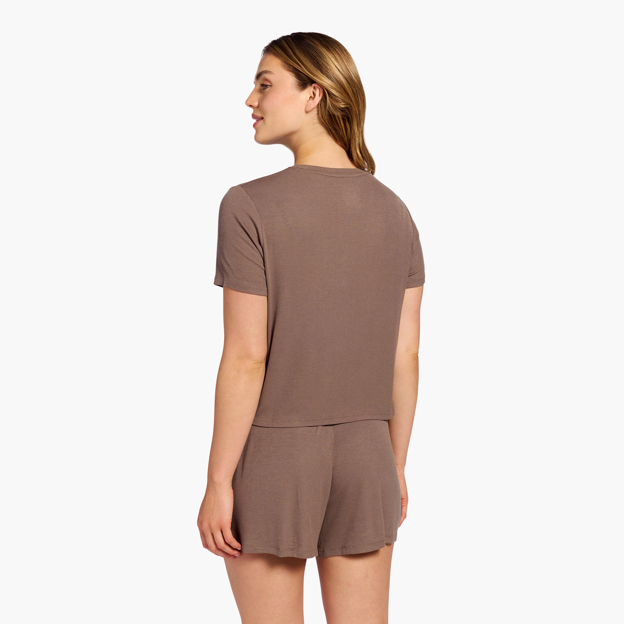 Ribbed Pajama Short Set