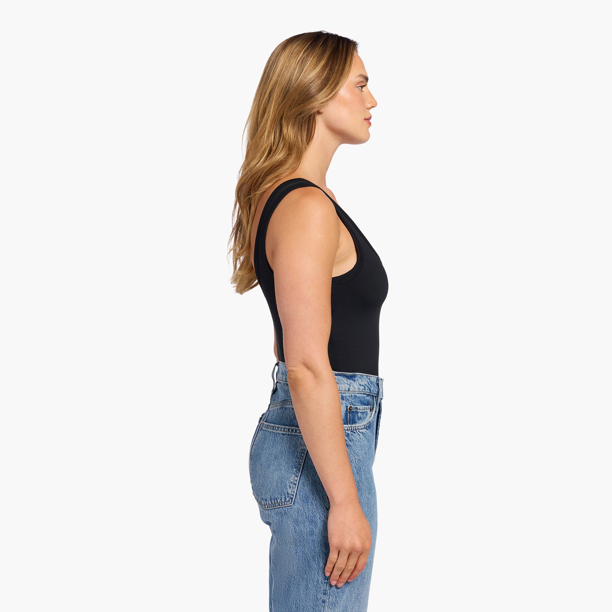 Seamless Scoop Tank Bodysuit