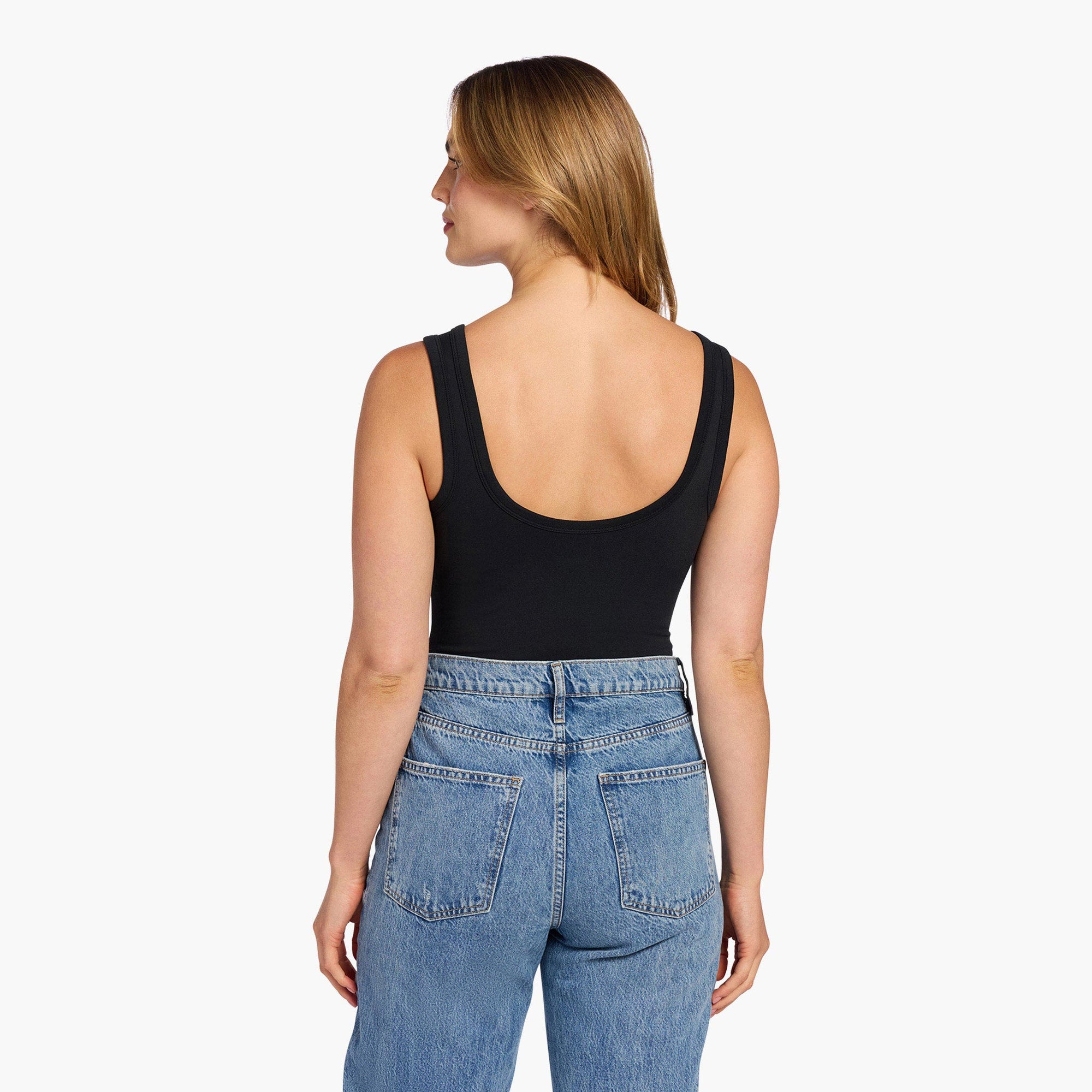 Seamless Scoop Tank Bodysuit