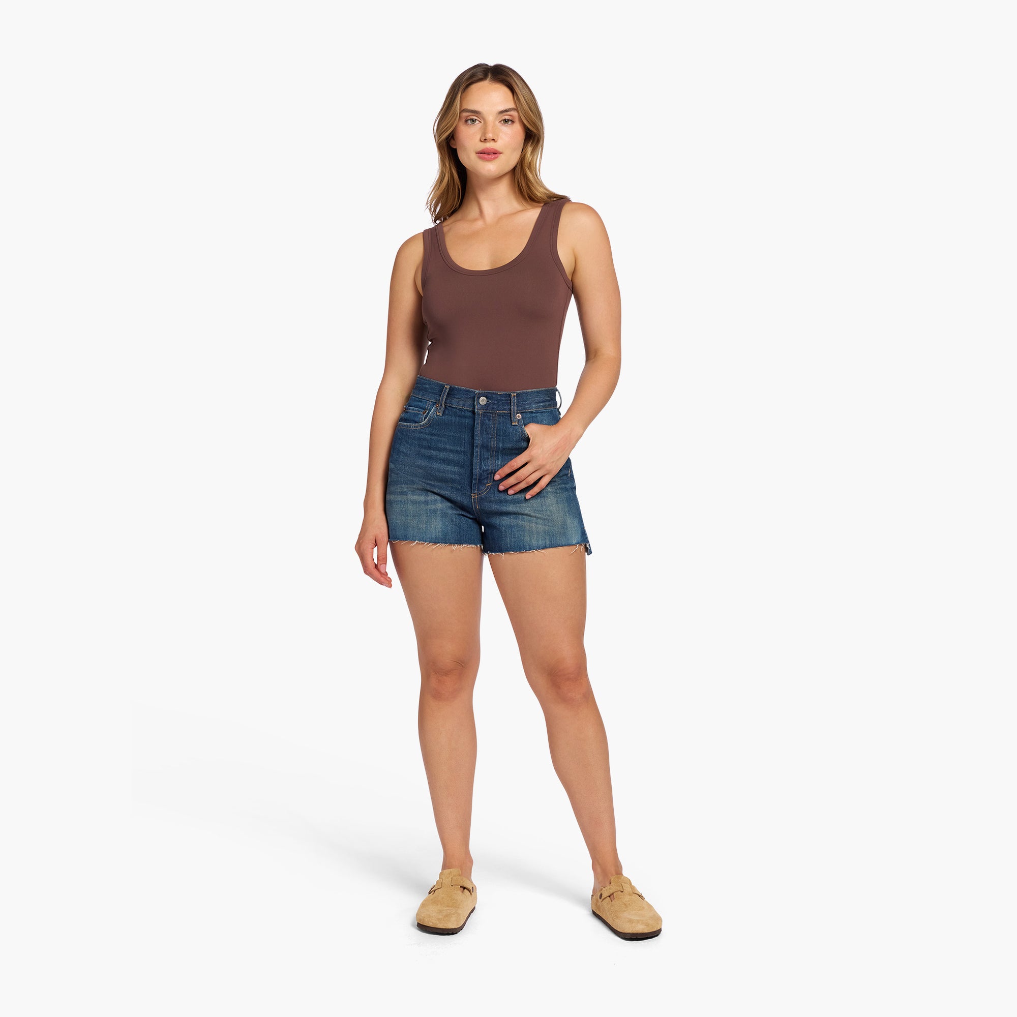 Seamless Scoop Tank Bodysuit