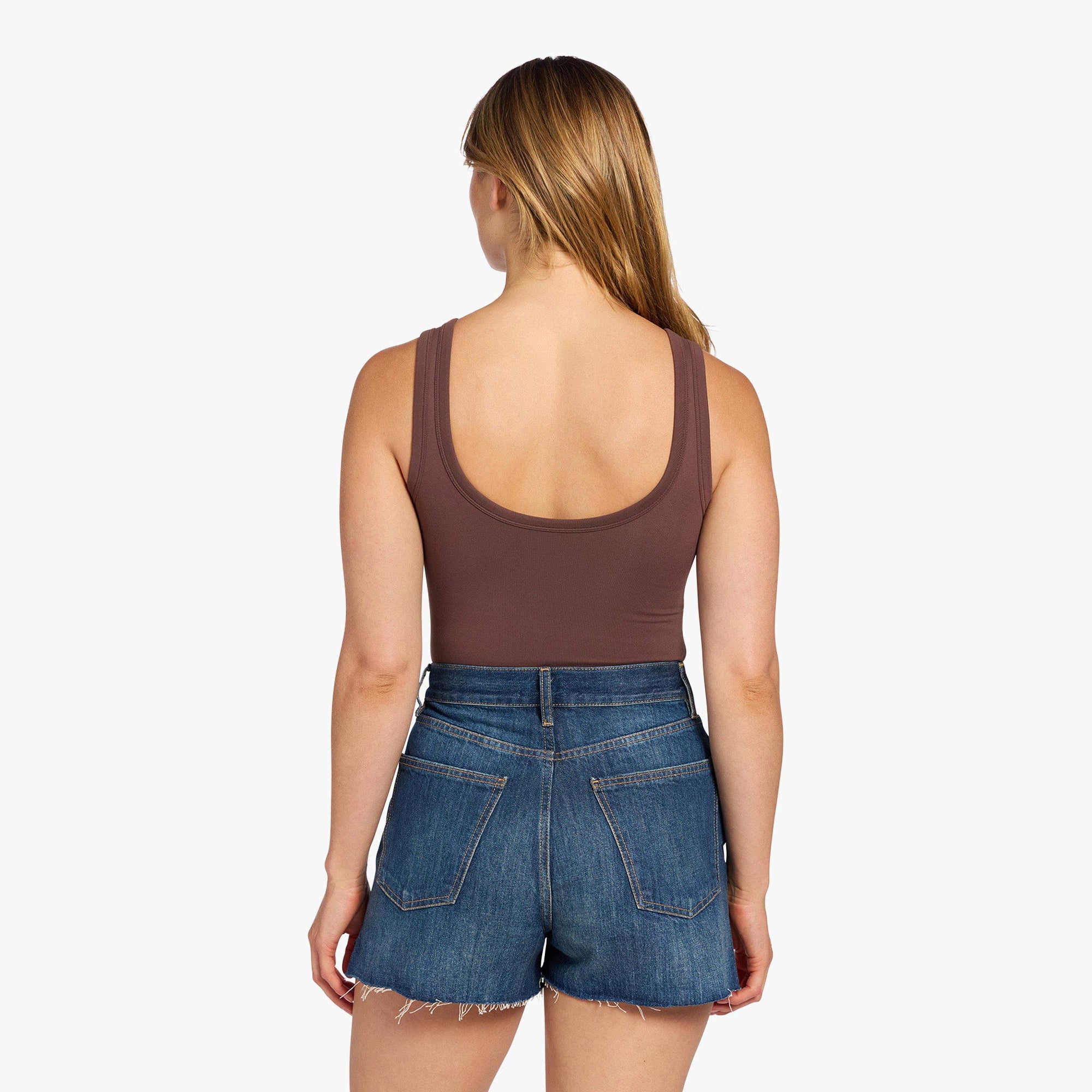 Seamless Scoop Tank Bodysuit