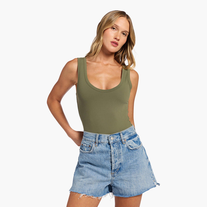 Seamless Scoop Tank Bodysuit image 