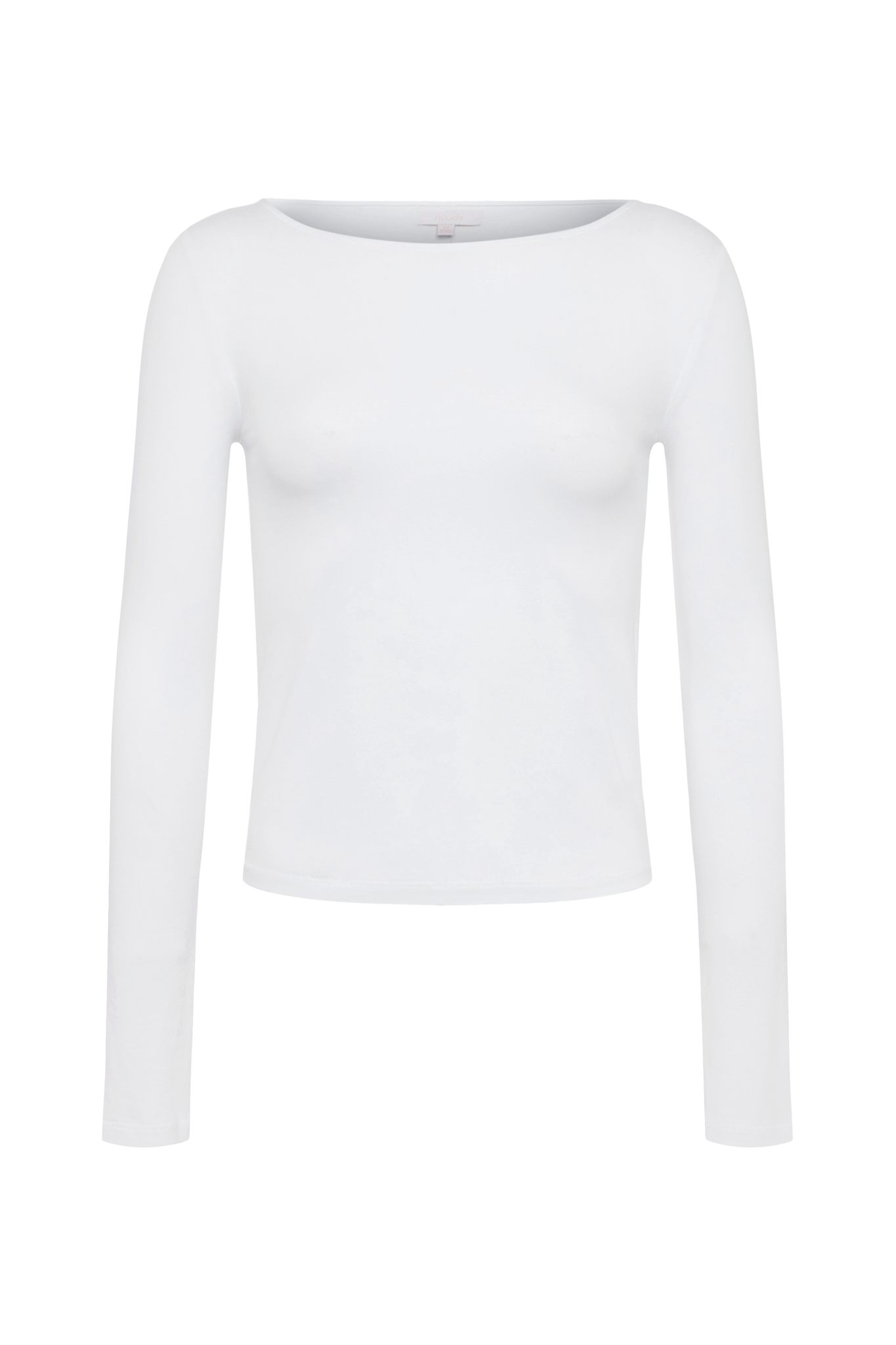 Slinky Jersey Boat Neck Long Sleeve Shirt
