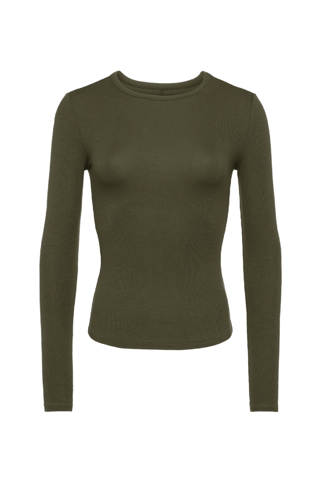 Slinky Rib Long Sleeve Shirt