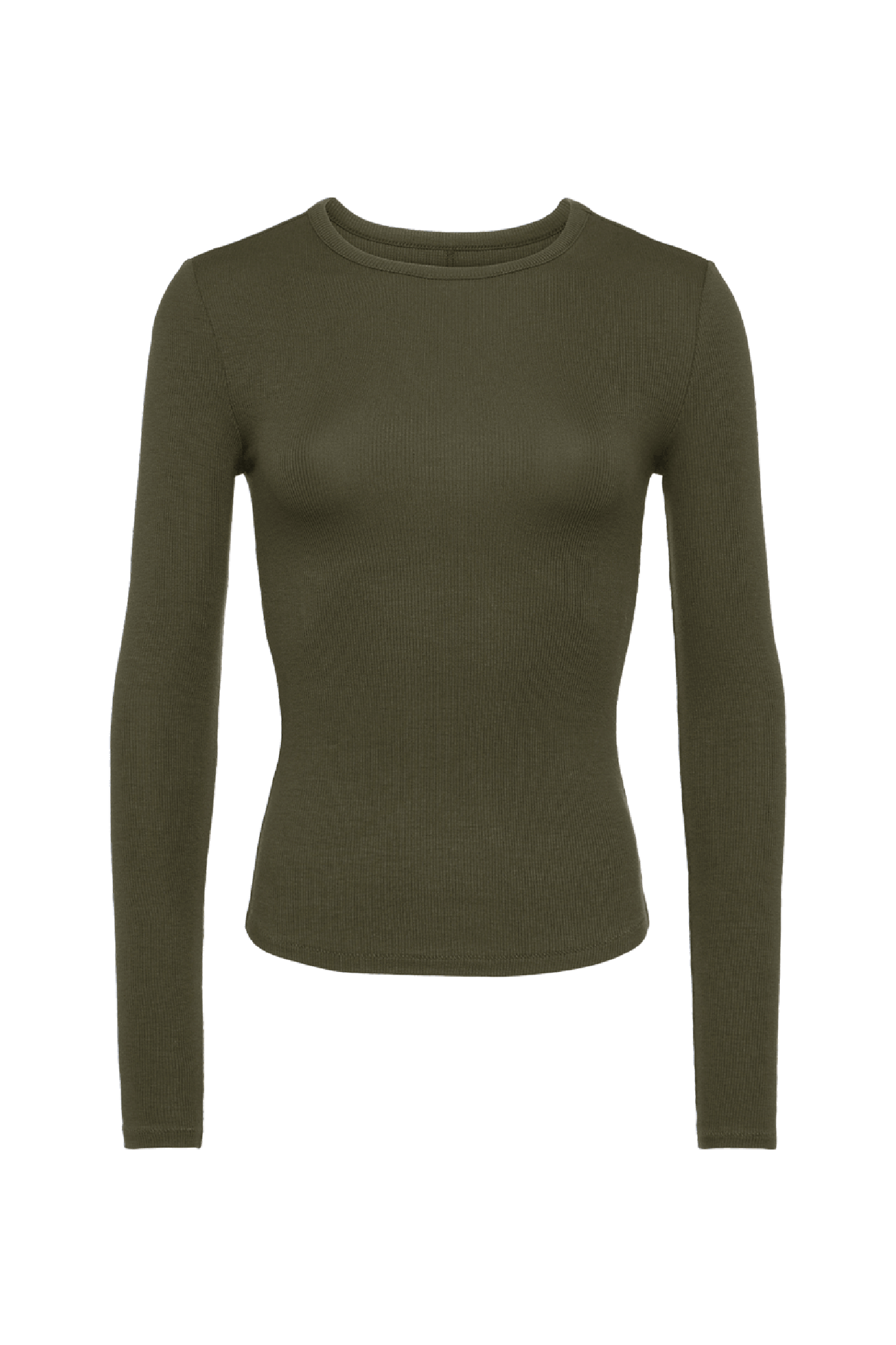 Slinky Rib Long Sleeve Shirt