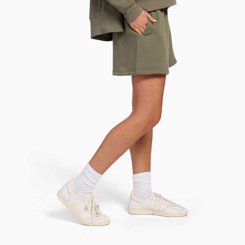 Vintage Fleece Short | Olive image 